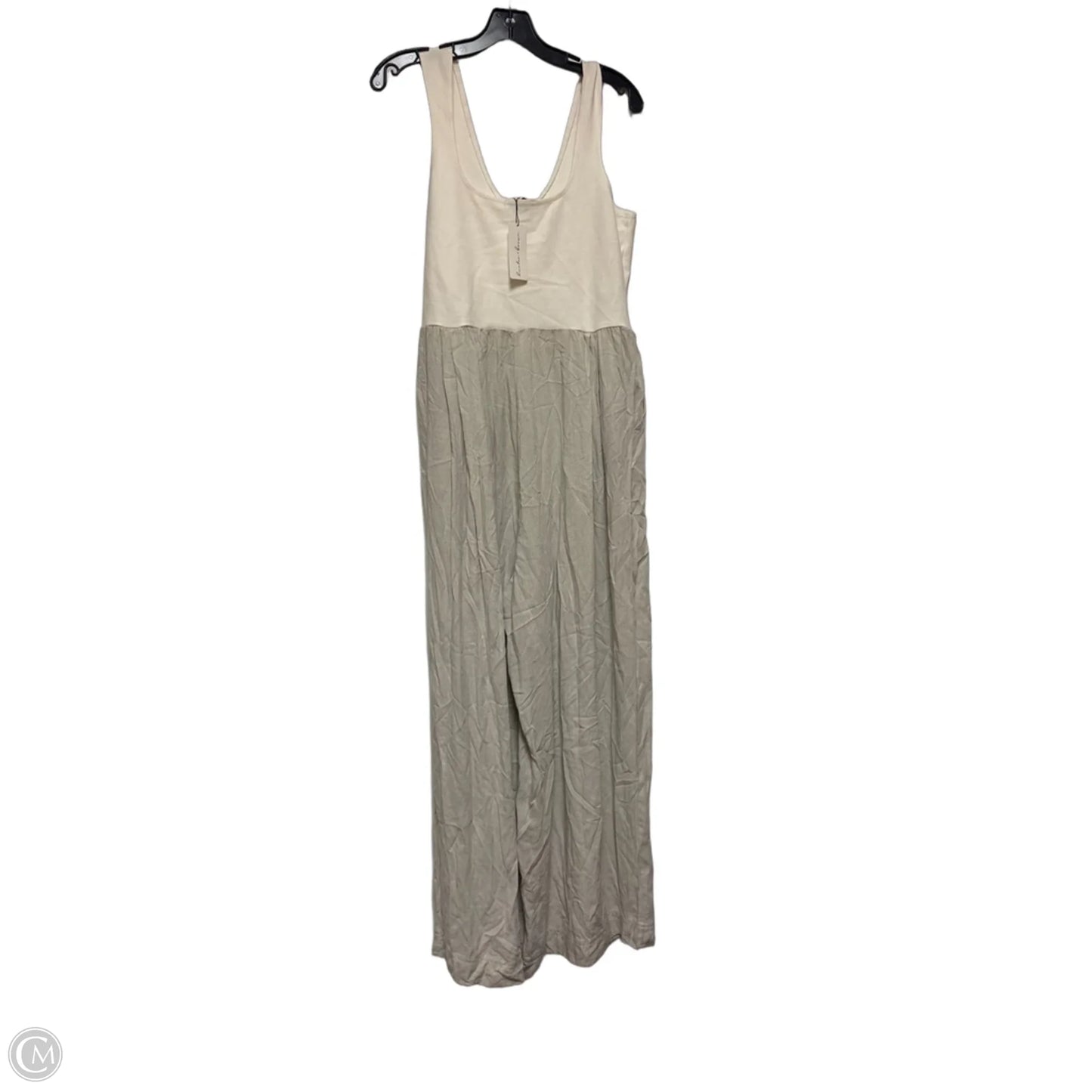 Jumpsuit By Clothes Mentor In Cream & White, Size: Xl