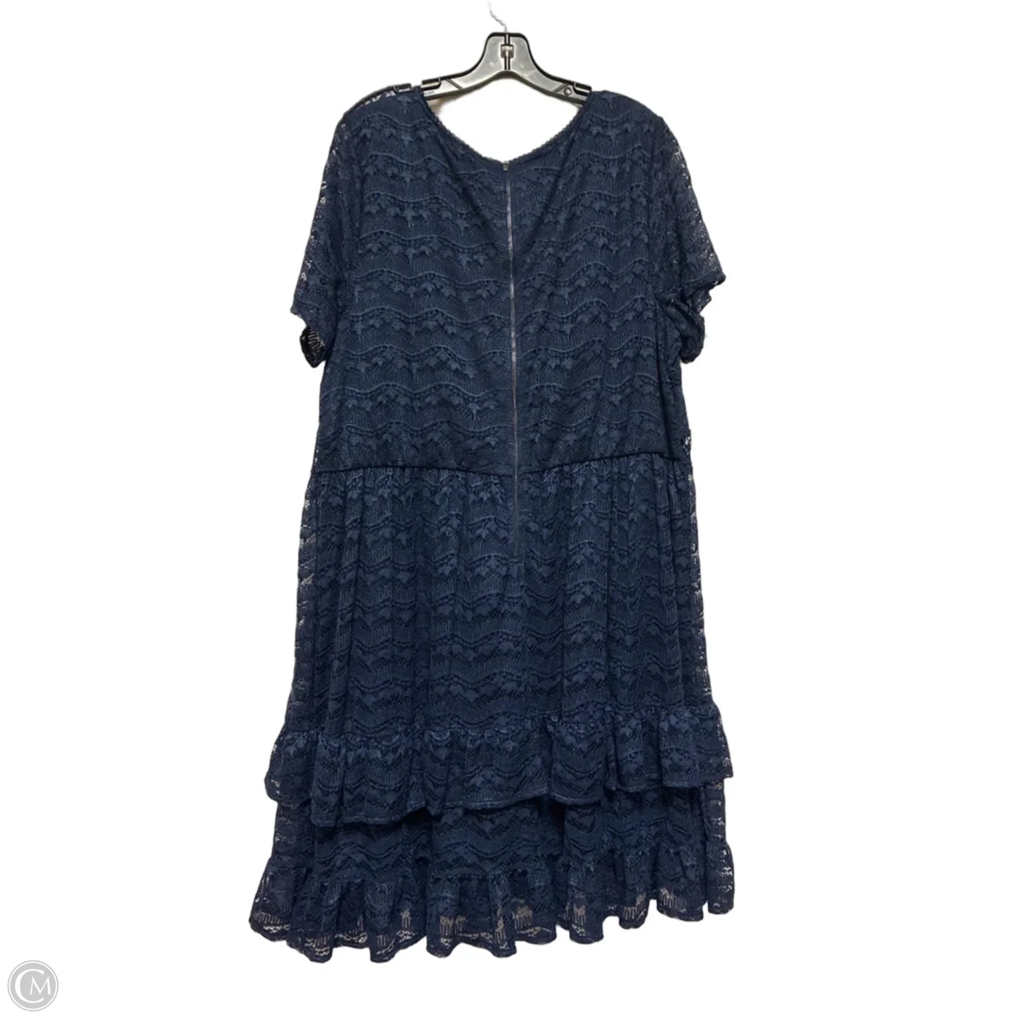 Dress Casual Short By Lane Bryant In Blue, Size: 3x
