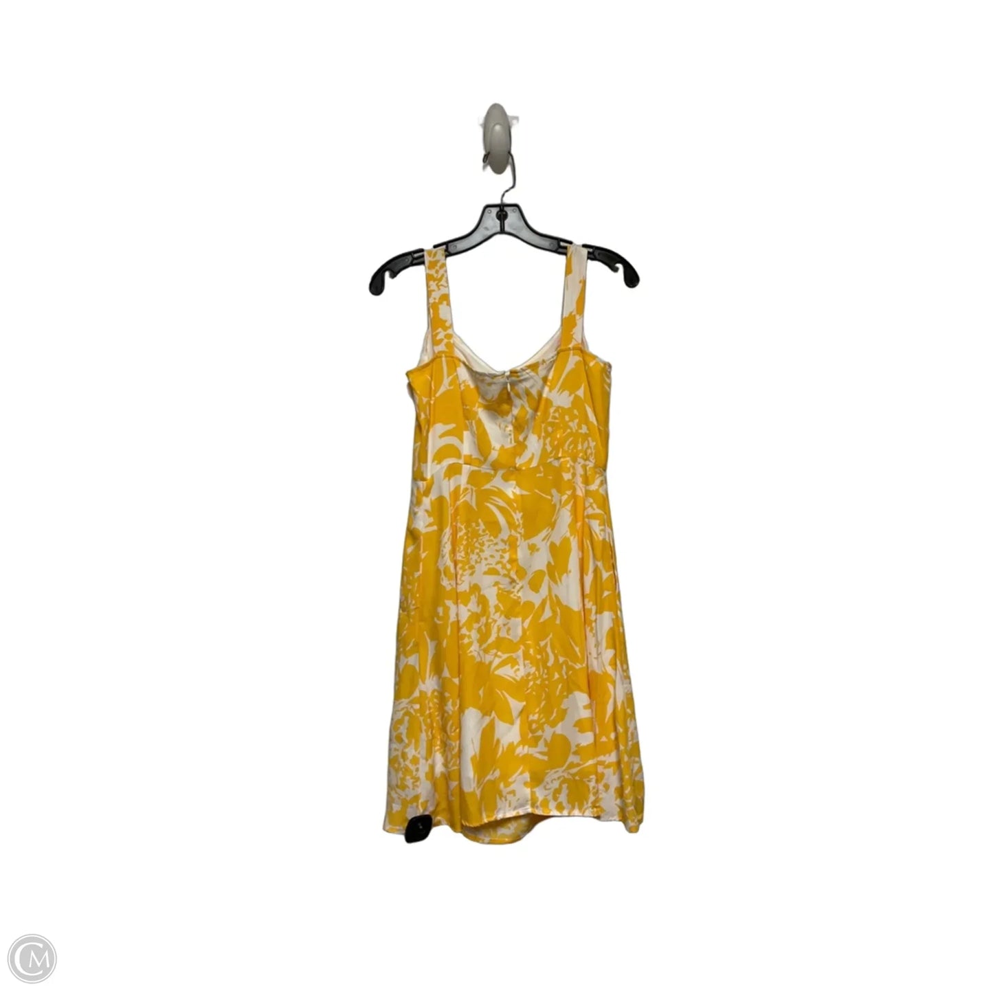 Dress Casual Short By Gap In White & Yellow, Size: Xs