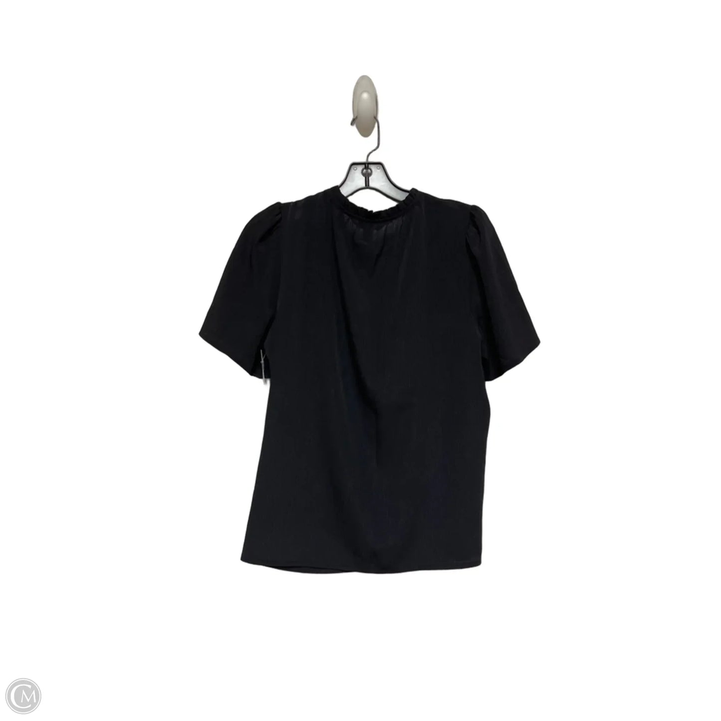 Top Short Sleeve By Nine West Apparel In Black, Size: M