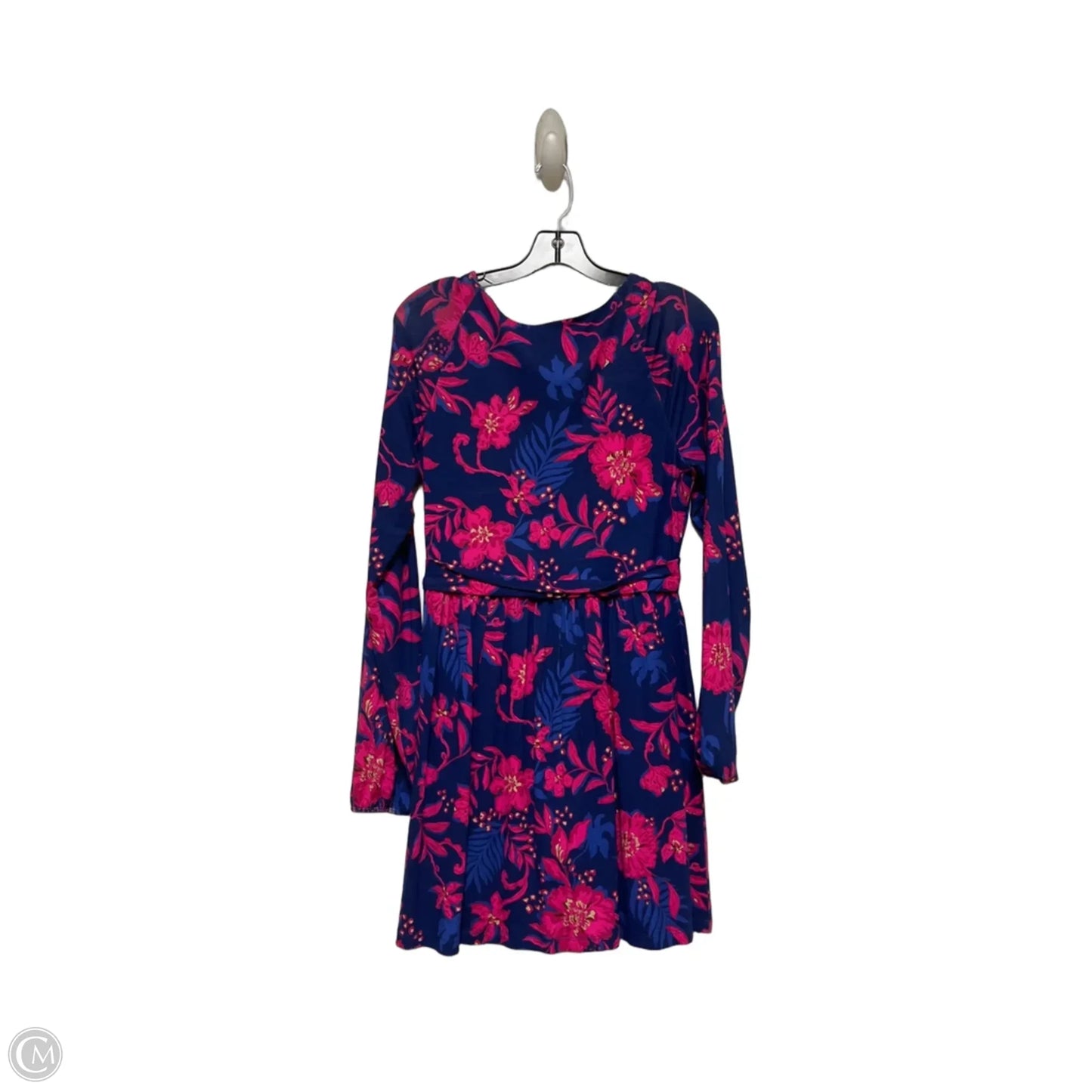 Romper Designer By Lilly Pulitzer In Blue & Pink, Size: M