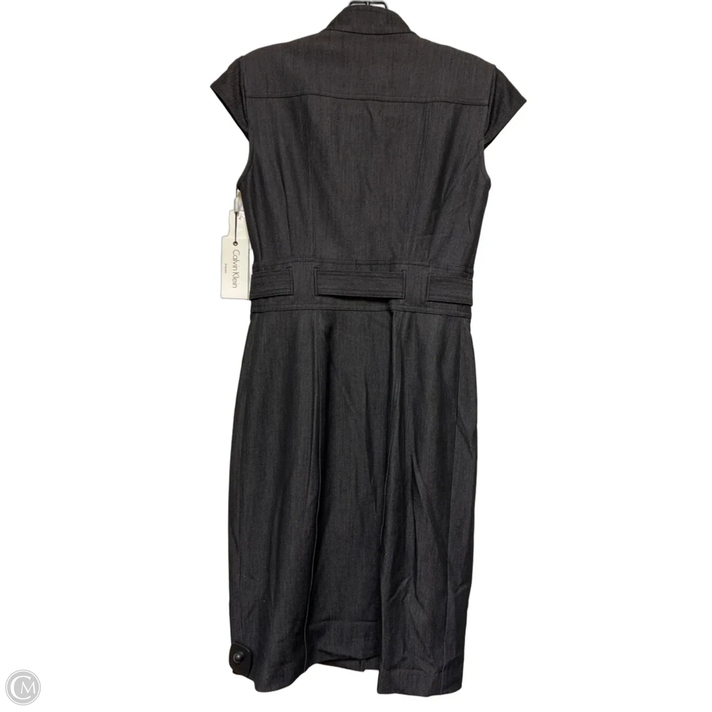 Dress Casual Short By Calvin Klein In Grey, Size: 4