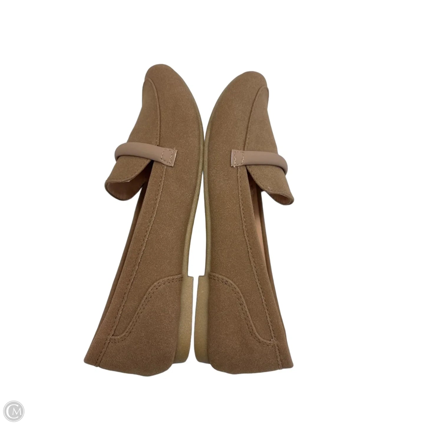 Shoes Flats By Clothes Mentor In Tan, Size: 9.5