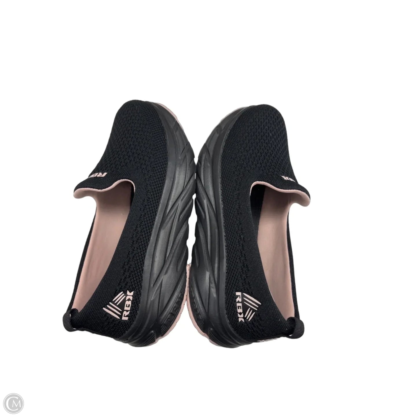 Shoes Flats By Rbx In Black & Pink, Size: 7.5