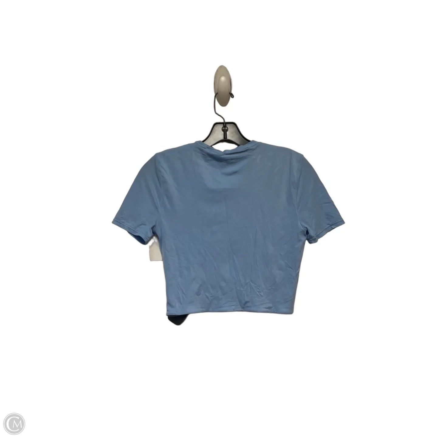 Athletic Top Short Sleeve By Lululemon In Blue, Size: S
