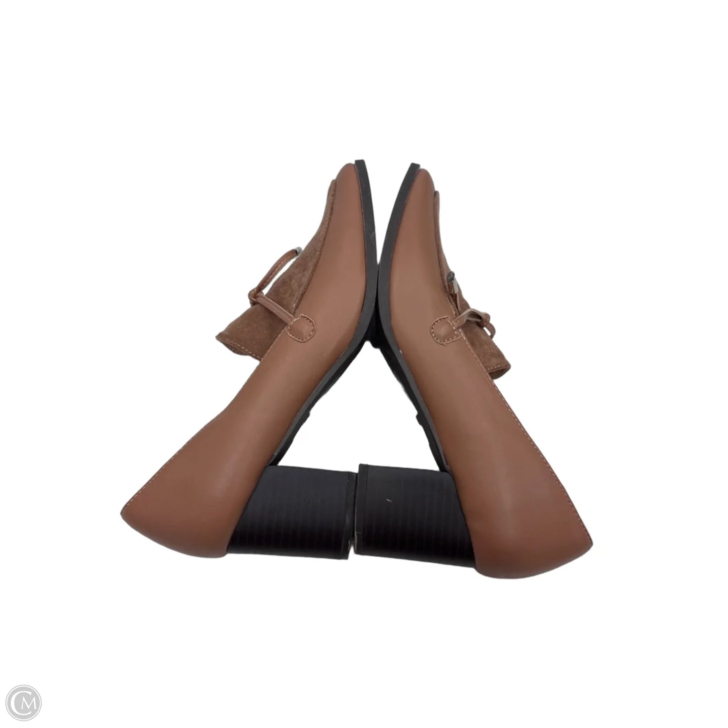 Shoes Heels Block By Journee In Brown, Size: 8