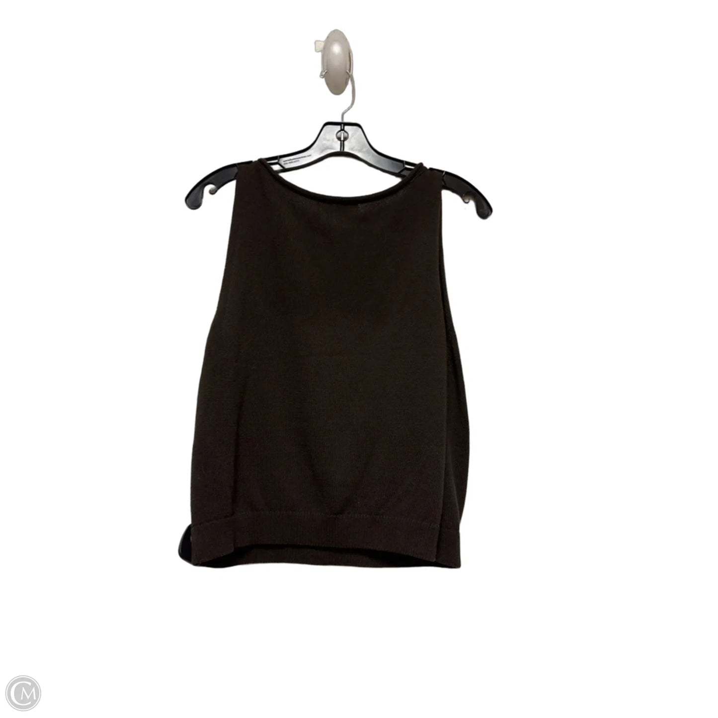 Top Sleeveless By Banana Republic In Brown, Size: M