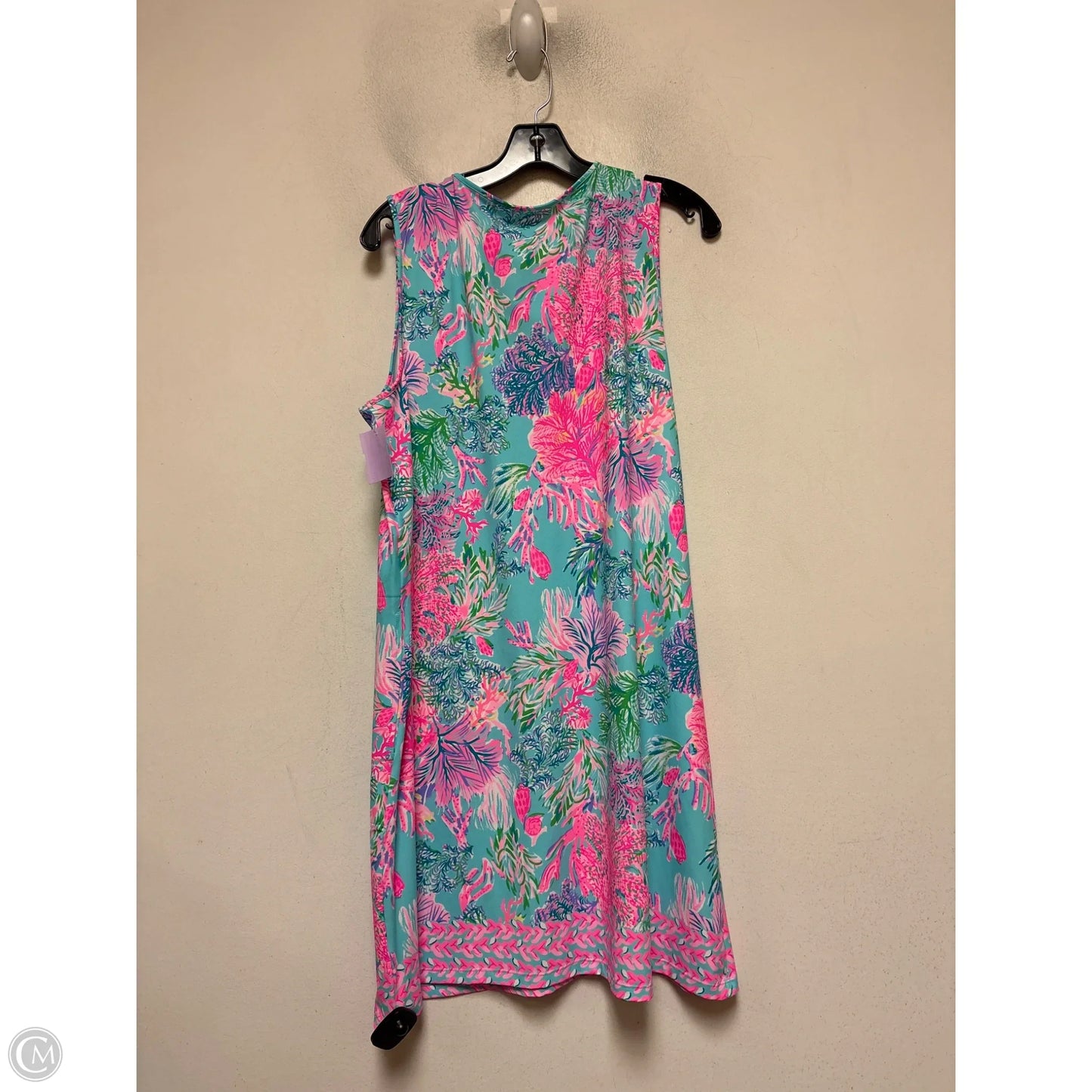 Dress Designer By Lilly Pulitzer In Blue & Pink, Size: Xl