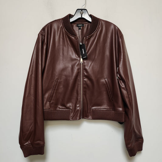 Jacket Leather By Express  Size: L
