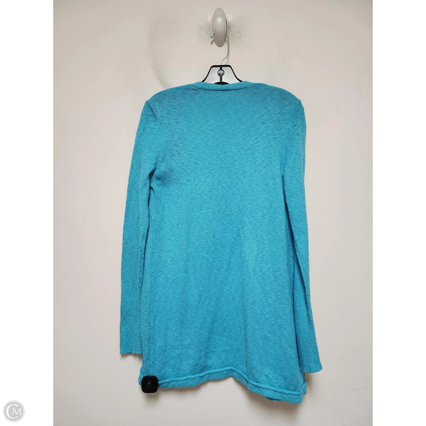 Sweater Cardigan Designer By Lilly Pulitzer In Aqua, Size: S