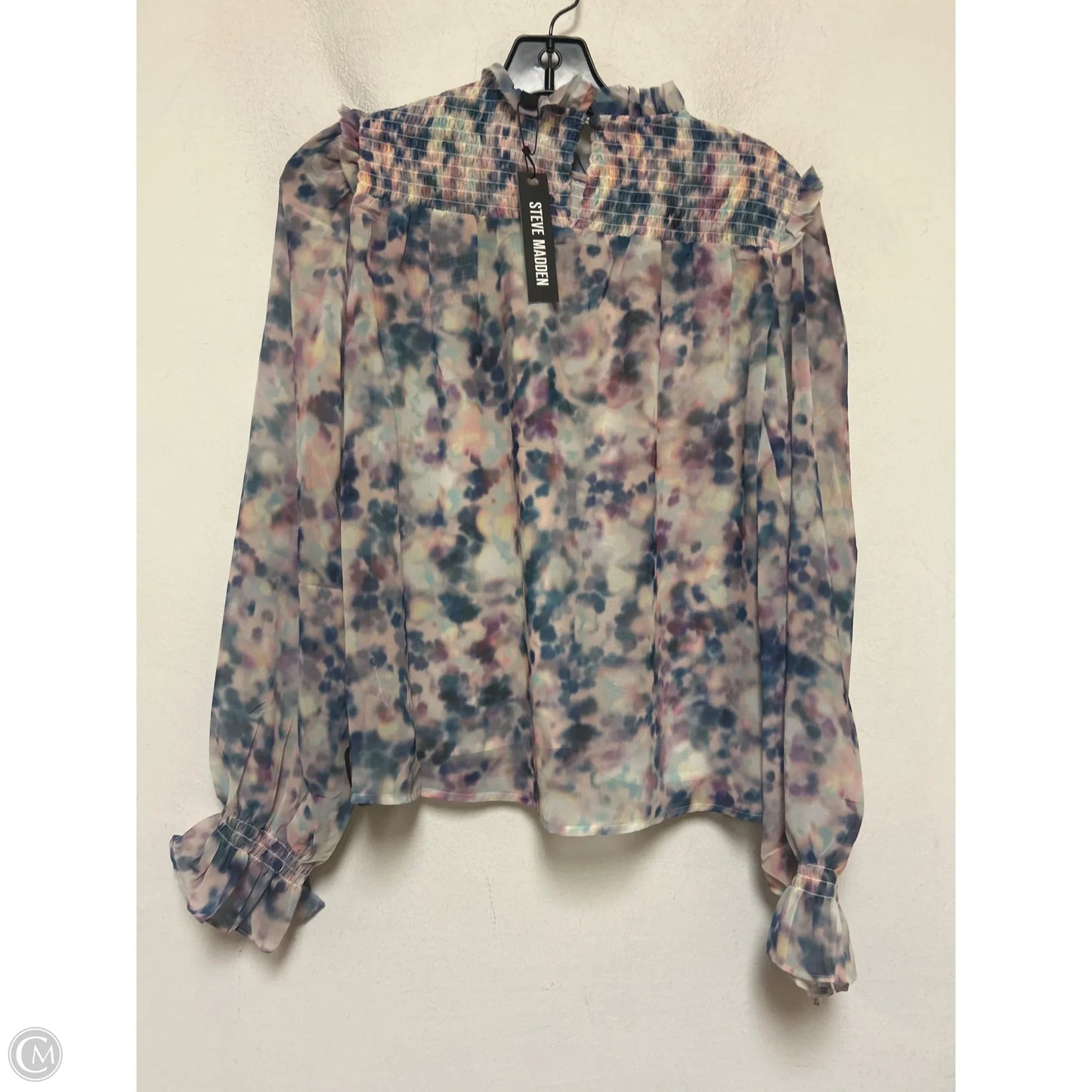 Top Long Sleeve By Steve Madden In Multi-colored, Size: Xs