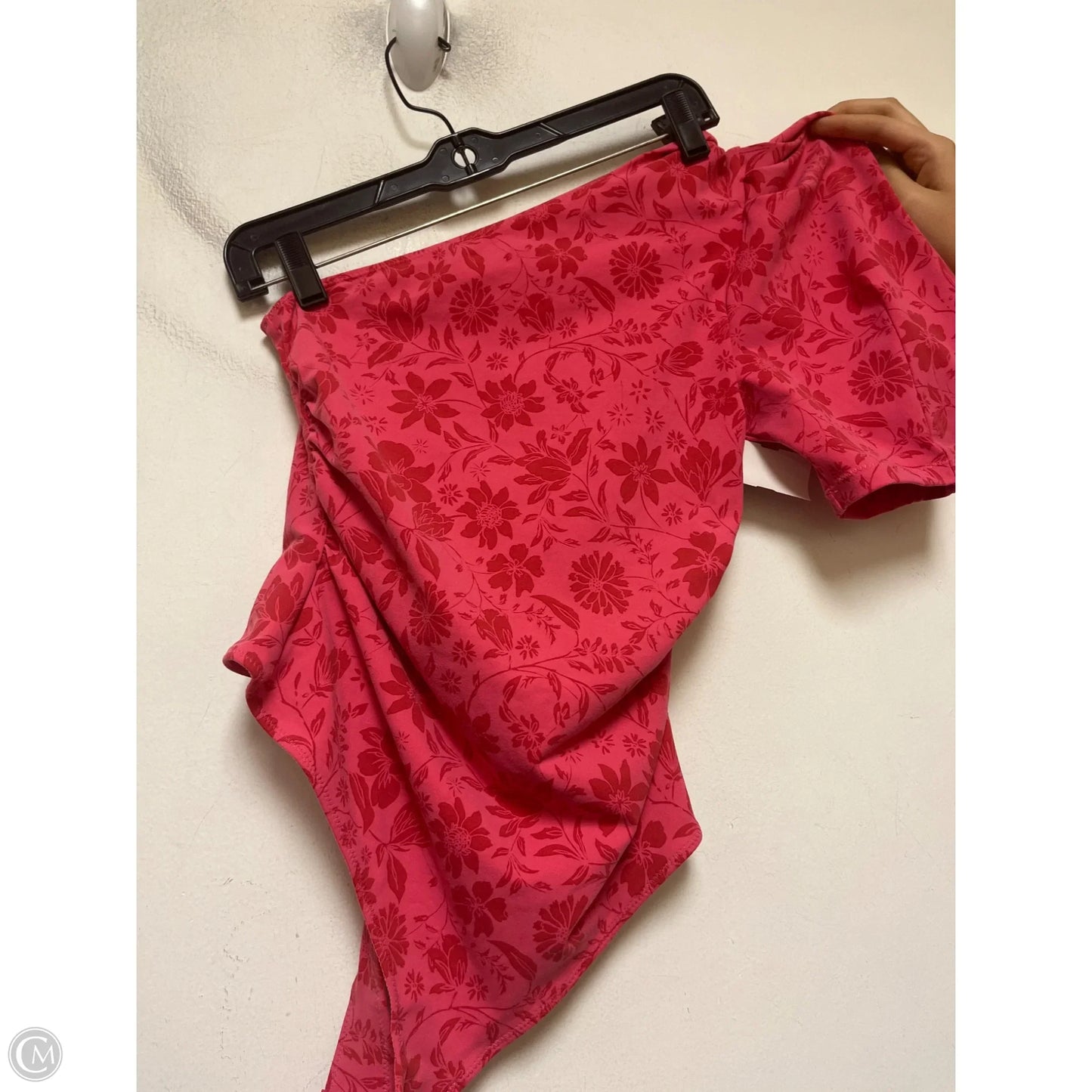 Bodysuit By Free People In Pink & Red, Size: Xs