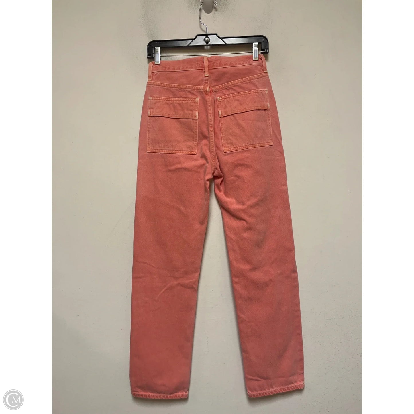Jeans Straight By Agolde In Peach, Size: 0