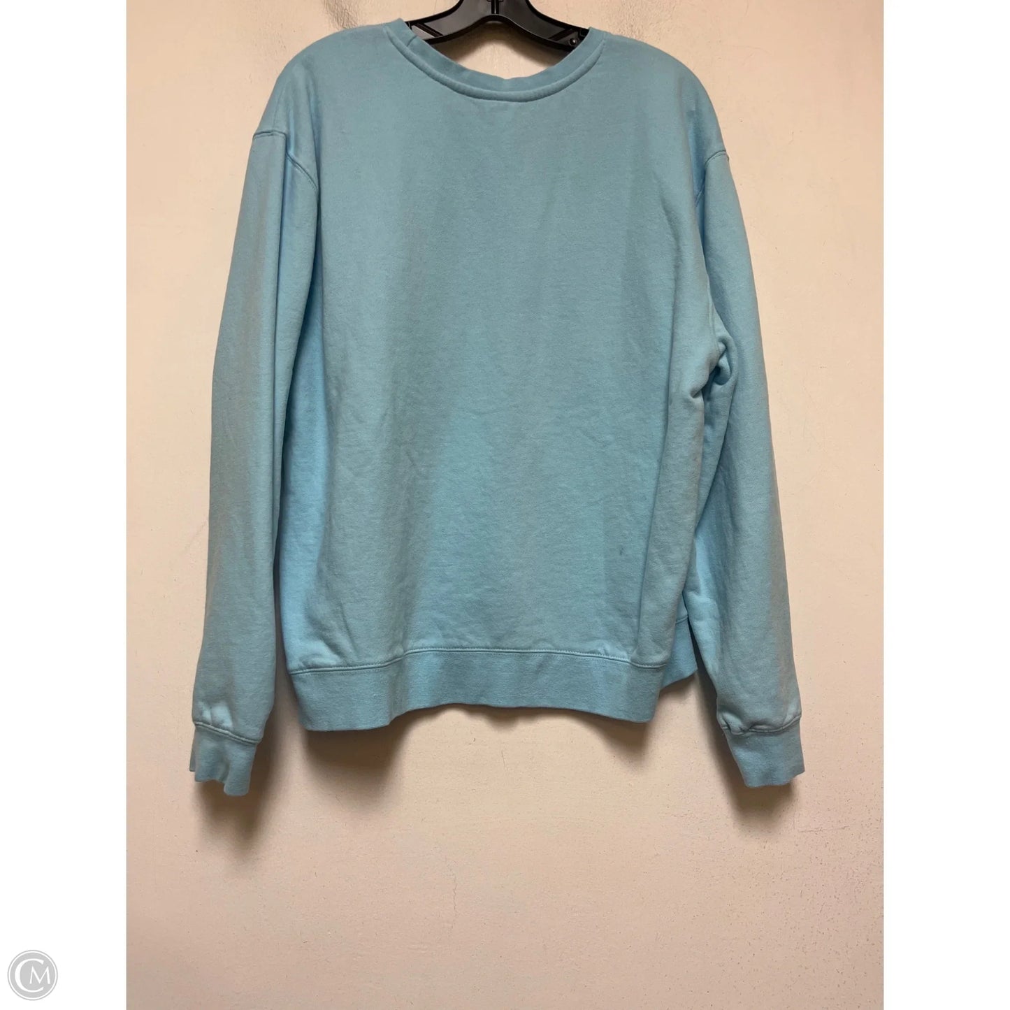 Sweatshirt Crewneck By Disney In Blue, Size: L