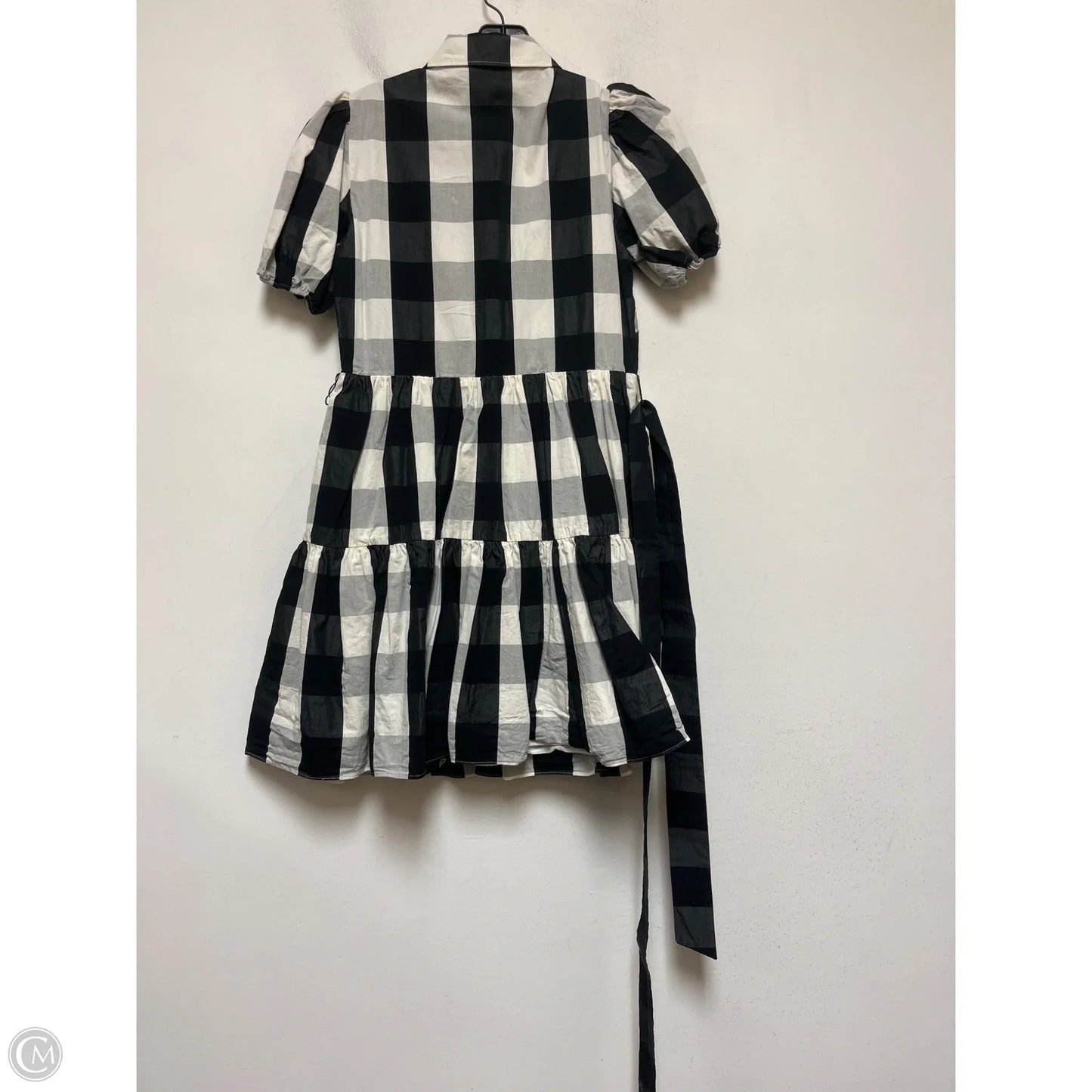 Dress Designer By Kate Spade In Checkered Pattern, Size: Xs