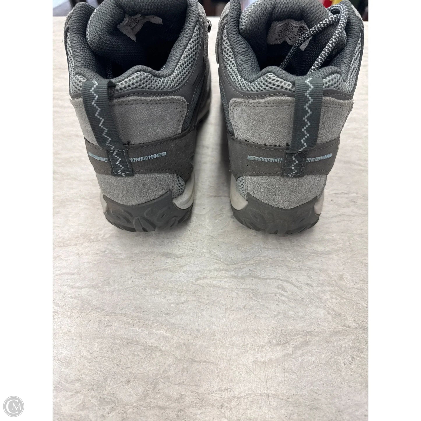 Boots Ankle Flats By Merrell In Grey, Size: 10.5