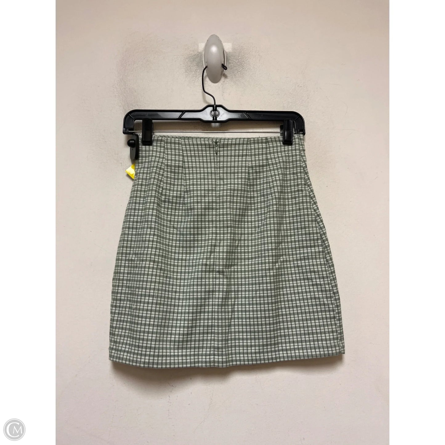 Skirt Mini & Short By Brandy Melville In Plaid Pattern, Size: 0