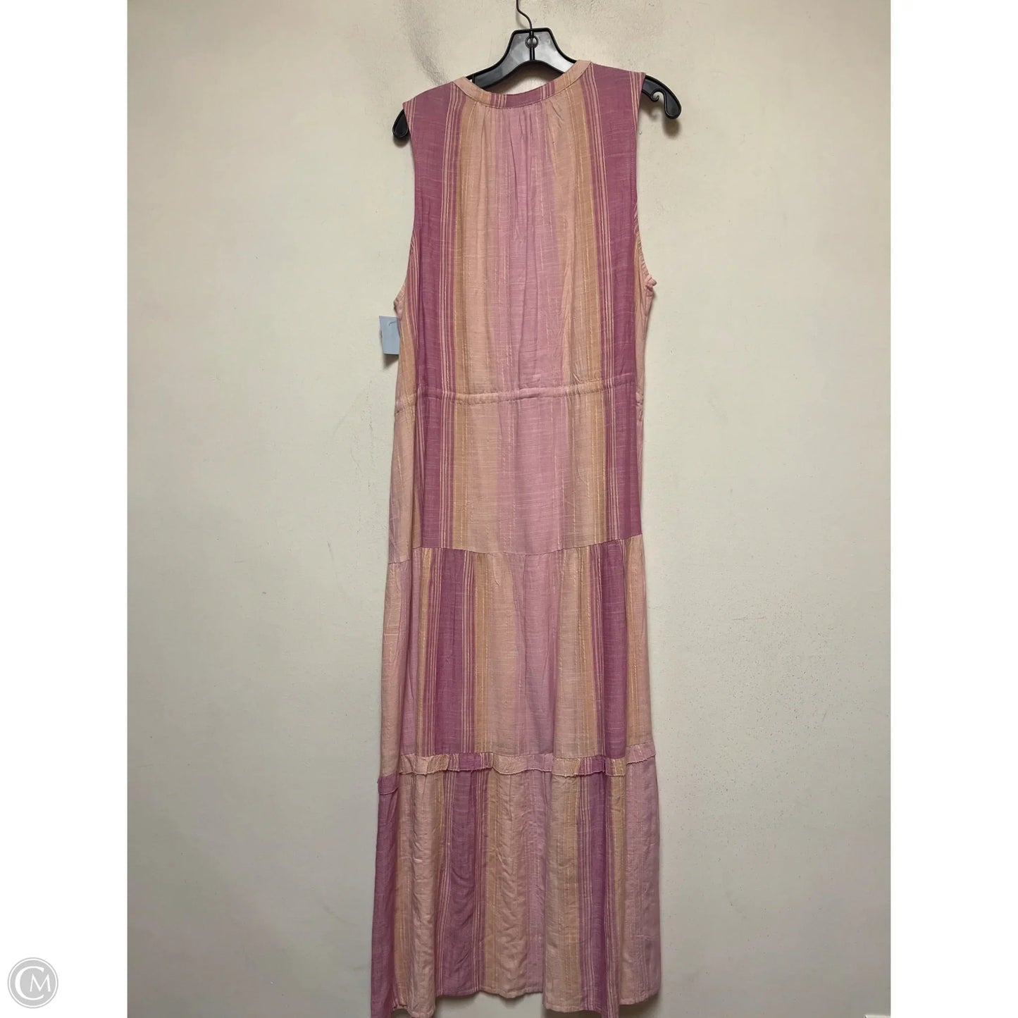 Dress Casual Maxi By Liverpool In Pink, Size: Xl