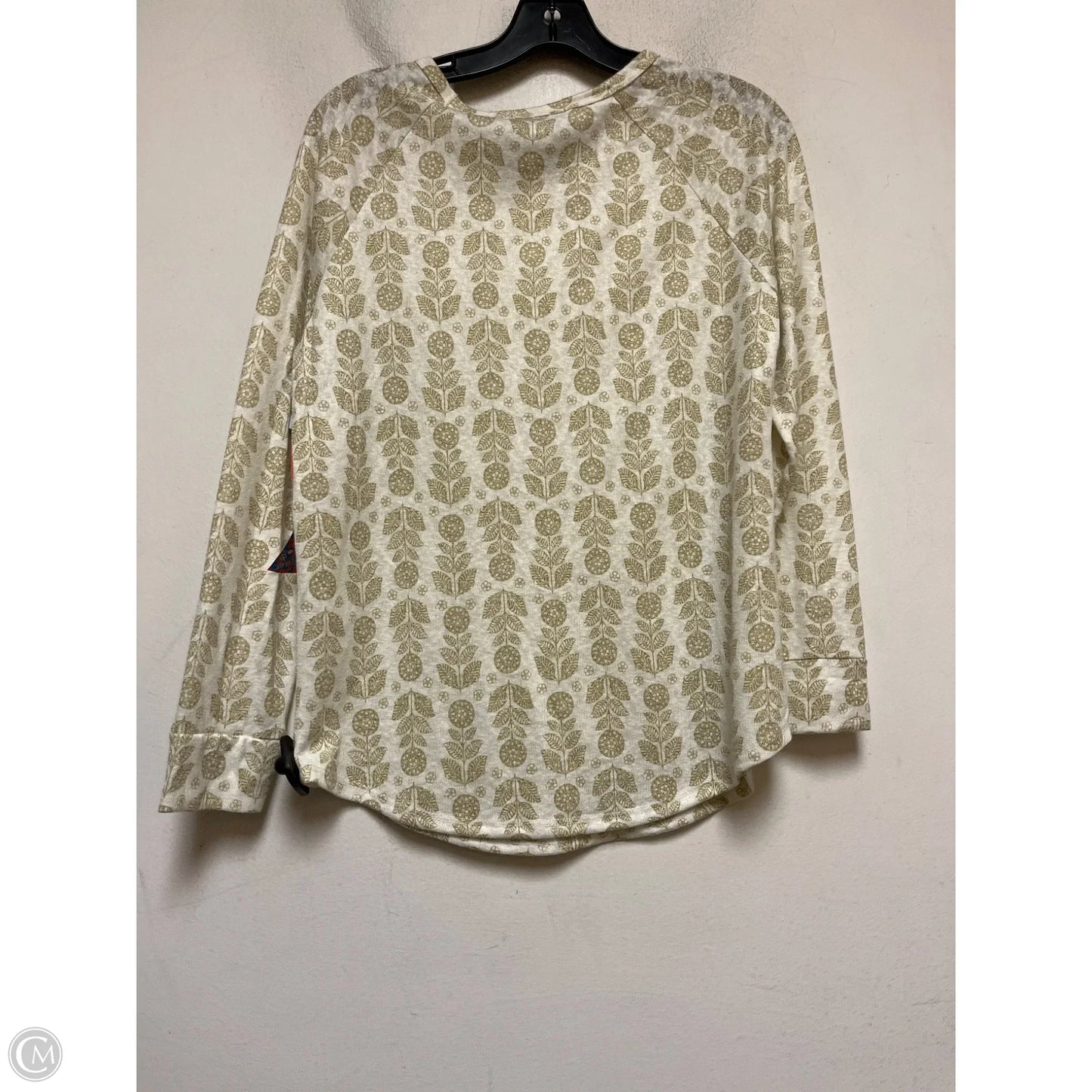 Top Long Sleeve By Clothes Mentor In Green, Size: M
