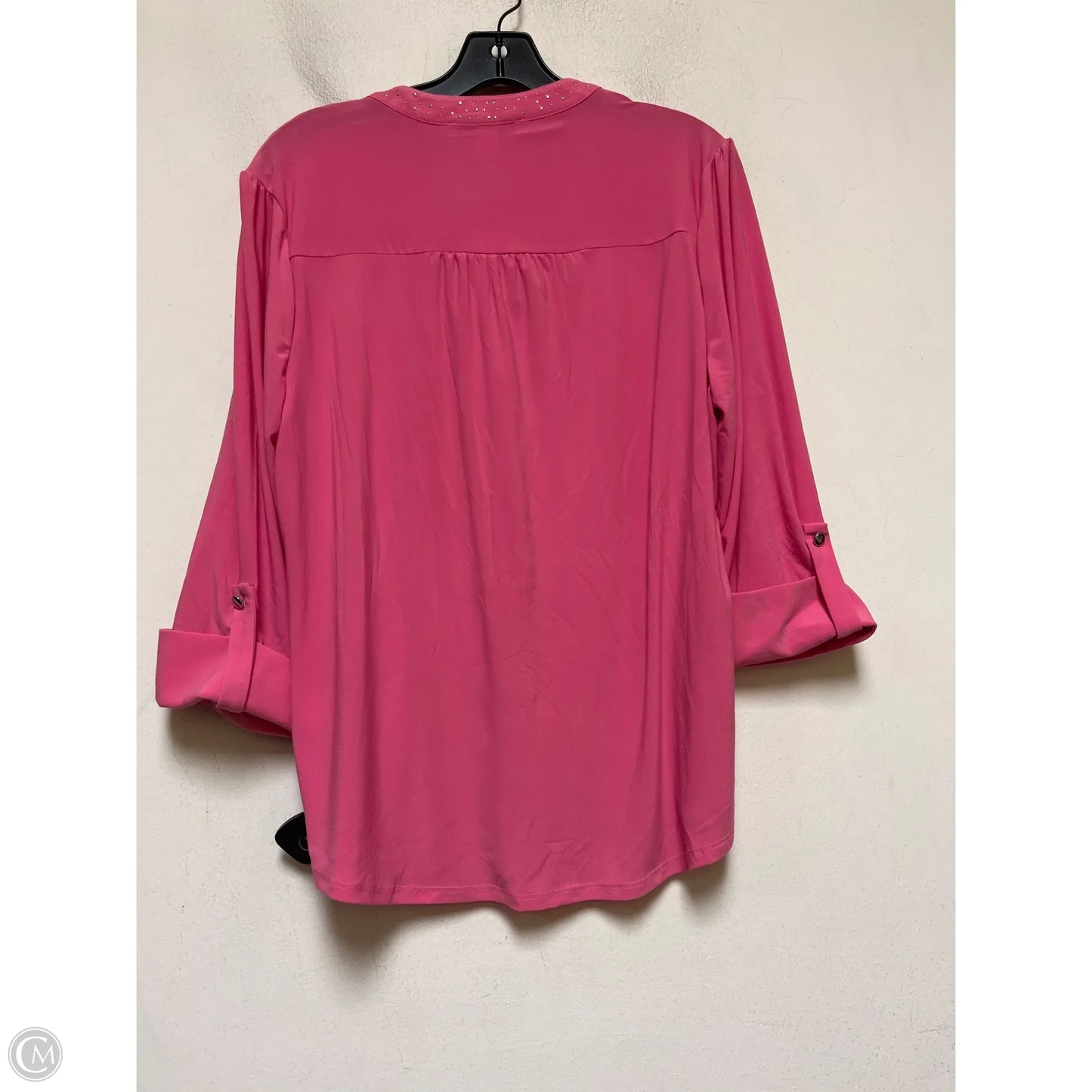 Top Long Sleeve By Clothes Mentor In Pink, Size: L