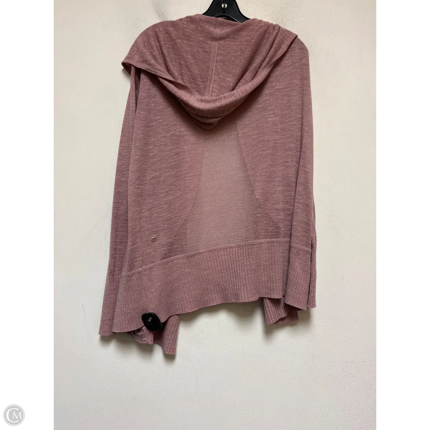 Athletic Top Long Sleeve Hoodie By Lululemon In Purple, Size: S