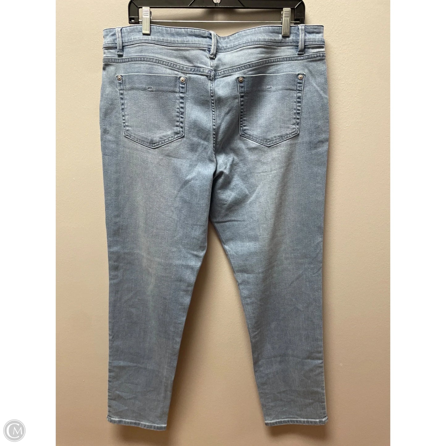 Jeans Skinny By J. Jill In Blue Denim, Size: 16