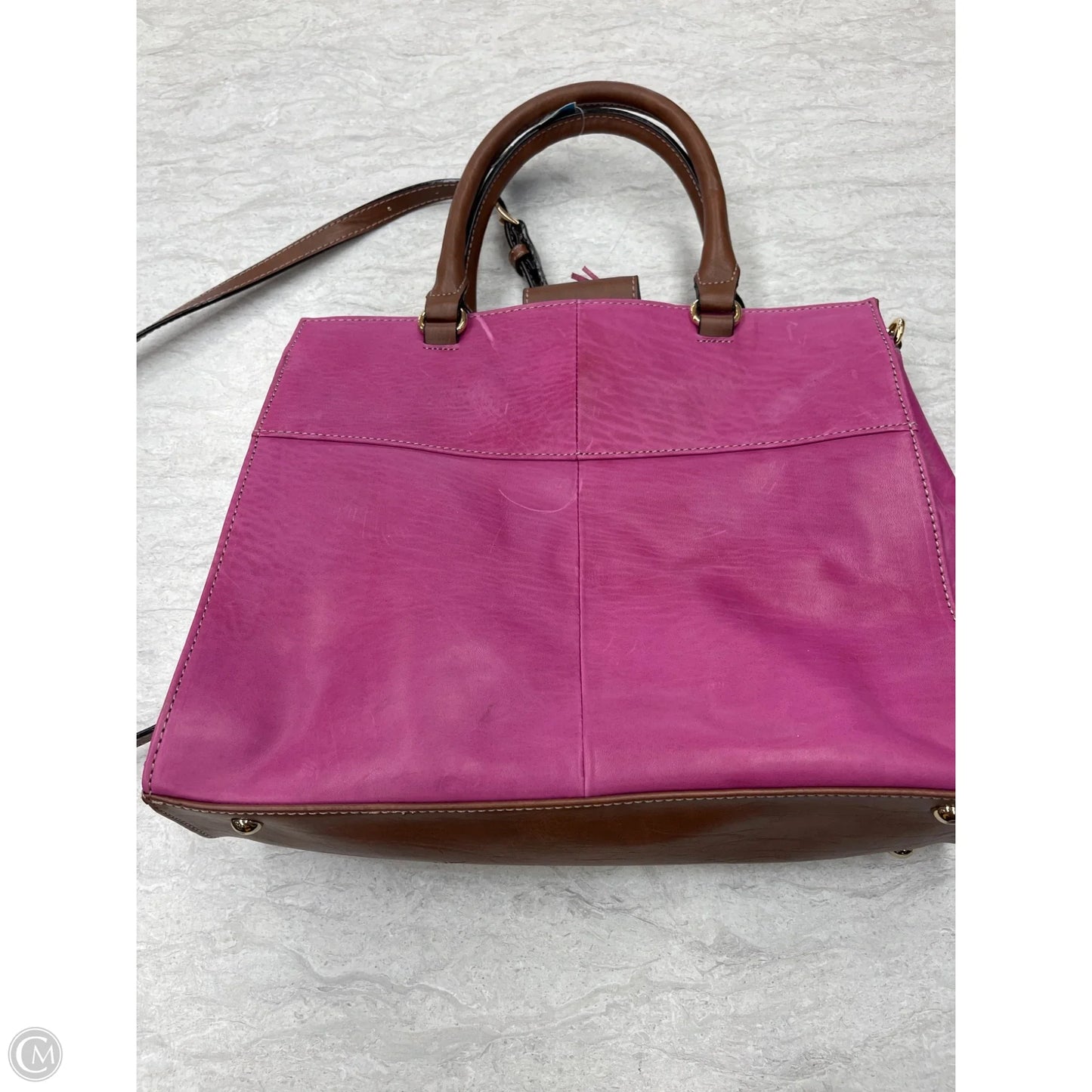 Handbag Leather By Tignanello Purses, Size: Large