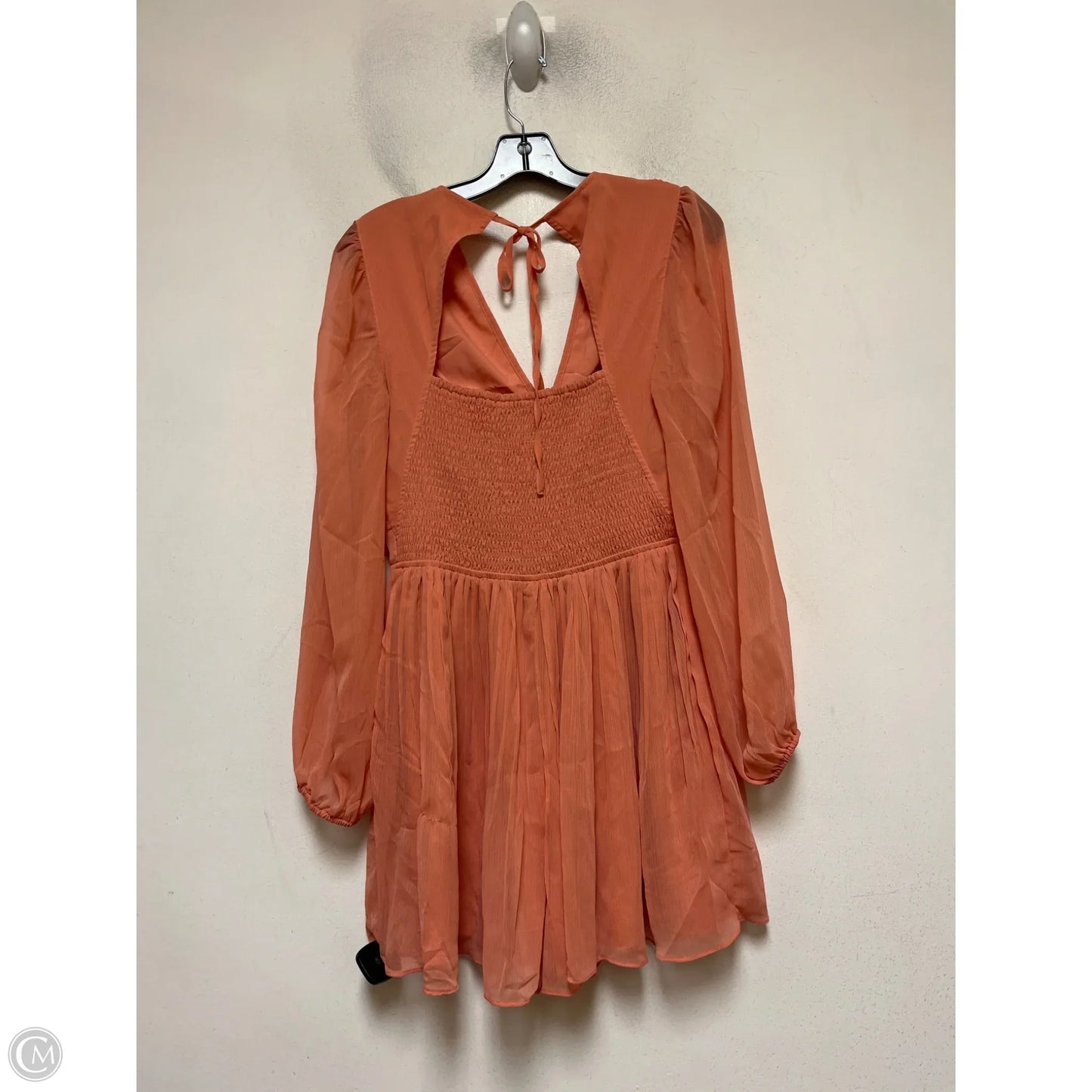 Dress Casual Short By Express In Orange, Size: M