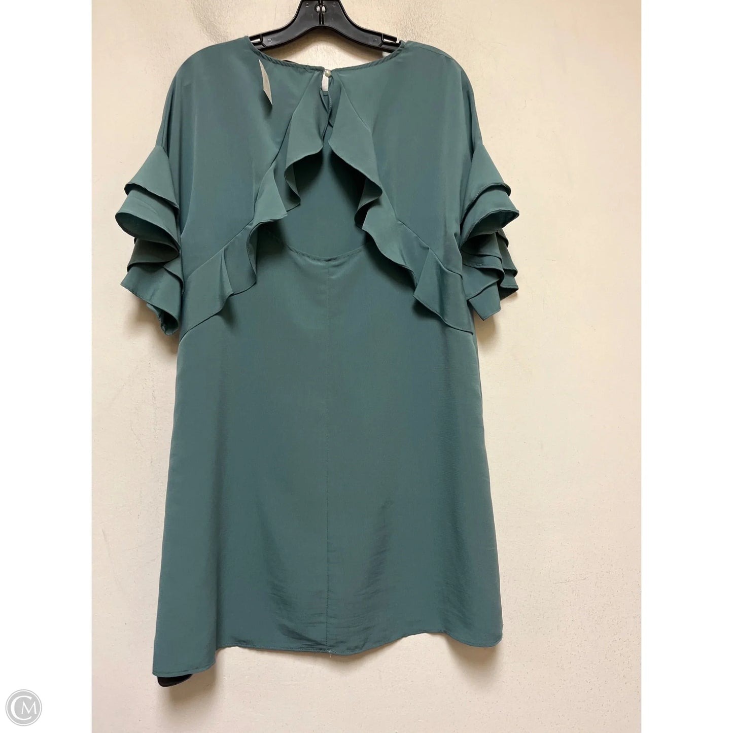 Dress Casual Short By Zara In Green, Size: L