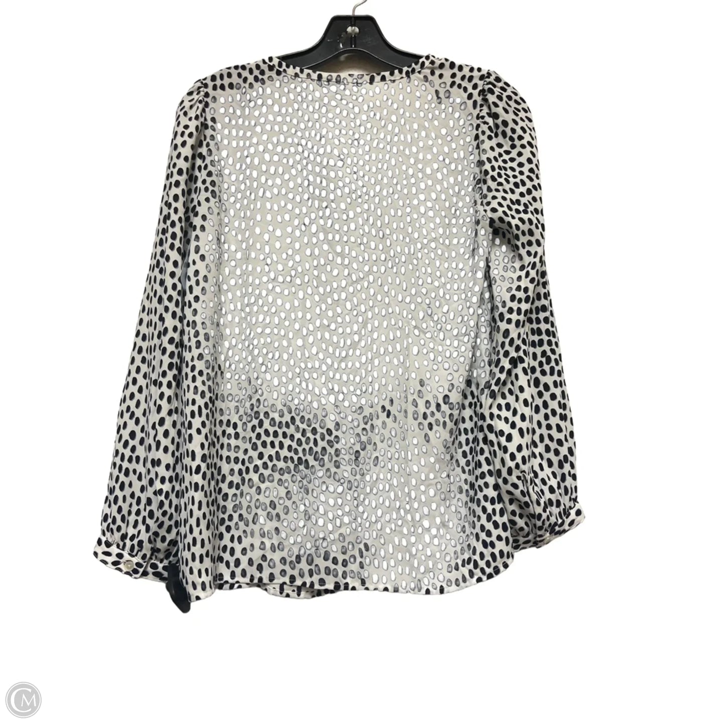 Top Long Sleeve By J. Crew In Black & White, Size: Xs