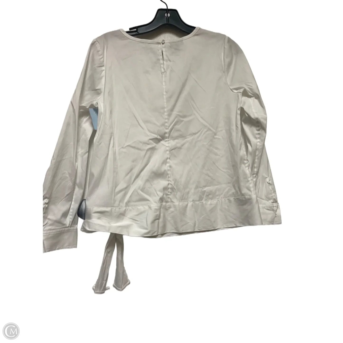 Top Long Sleeve By Talbots In White, Size: S