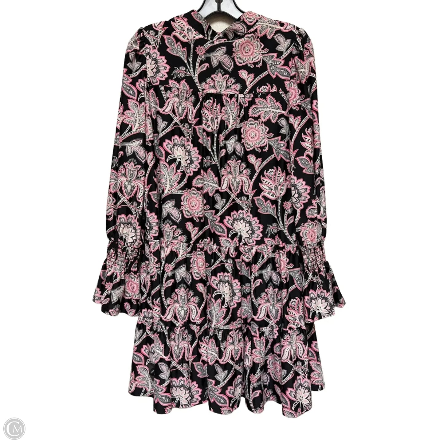 Dress Casual Midi By Jude Connally In Black & Pink, Size: S