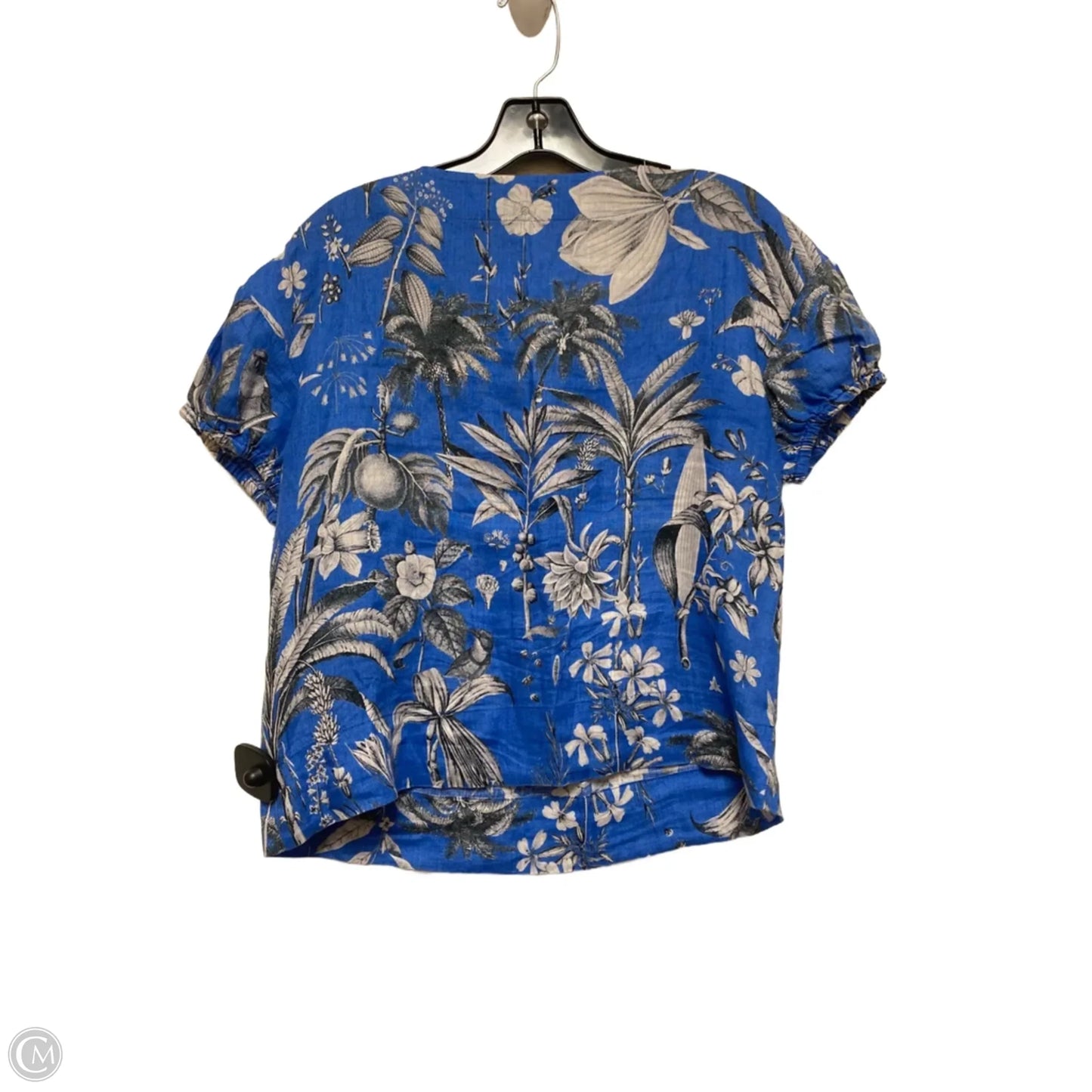 Top Short Sleeve By J. Crew In Blue & Grey, Size: Xs