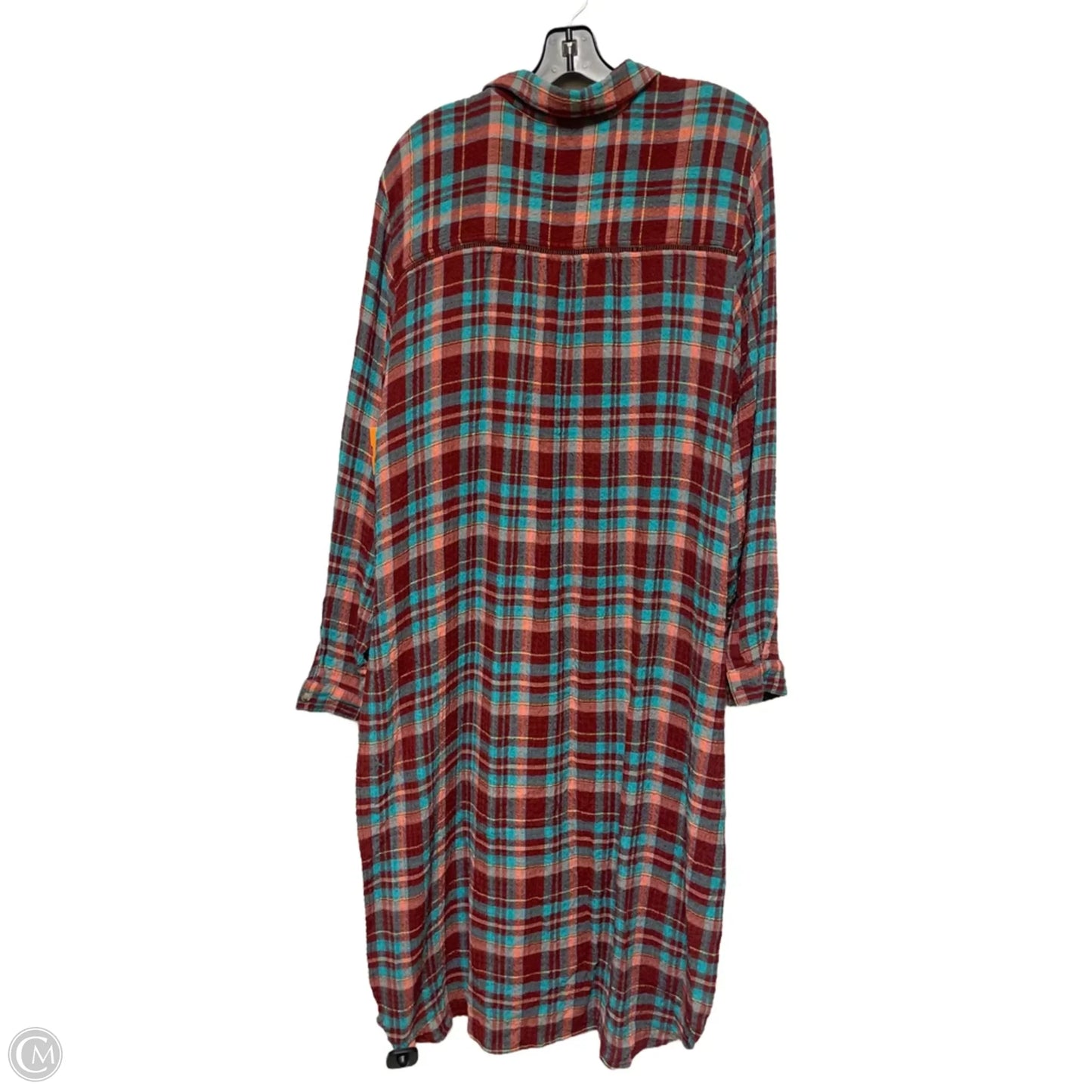 Dress Casual Midi By Pilcro In Plaid Pattern, Size: L
