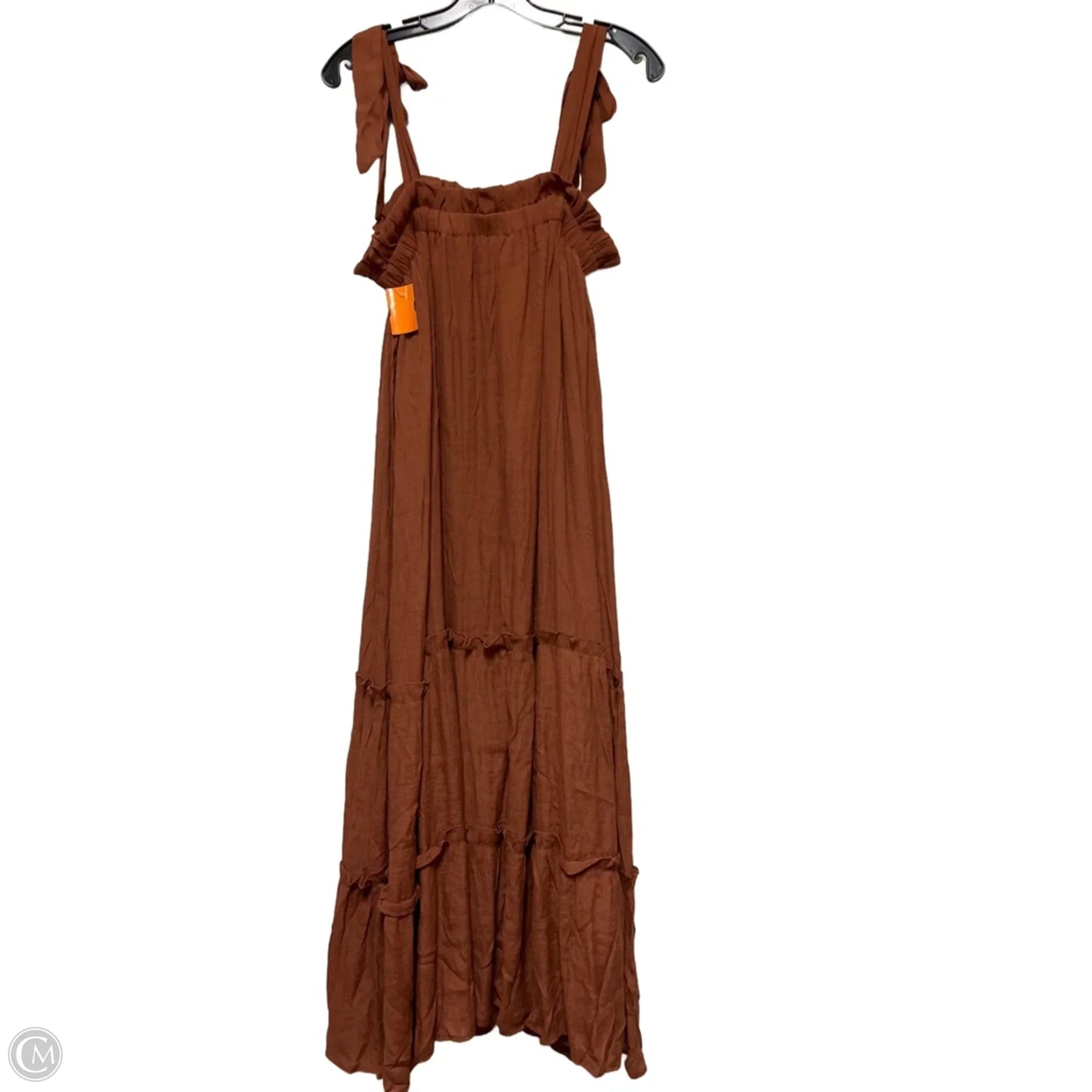 Dress Casual Maxi By Blu Pepper In Brown, Size: L