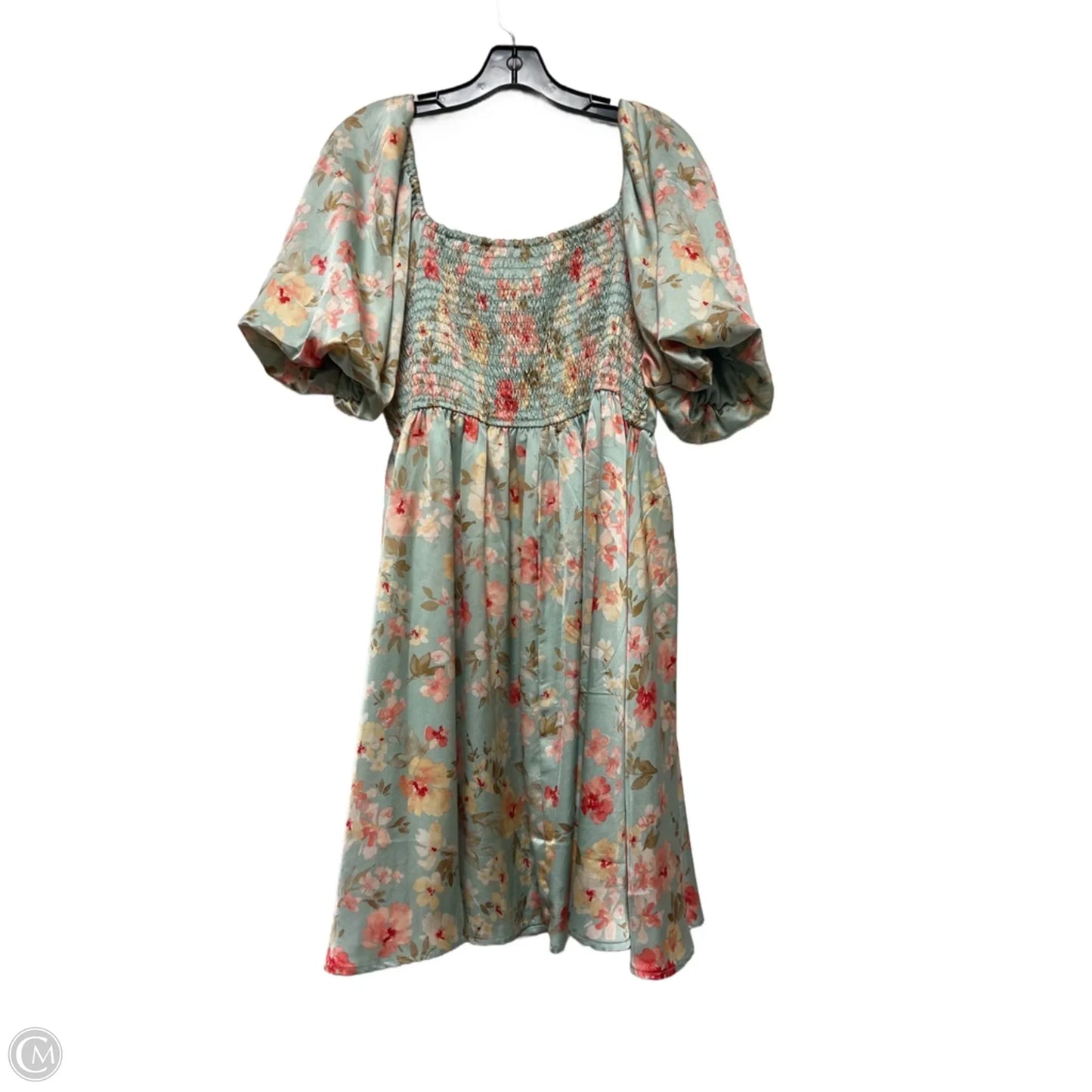 Dress Casual Short By Inspired Hearts In Floral Print, Size: 3x