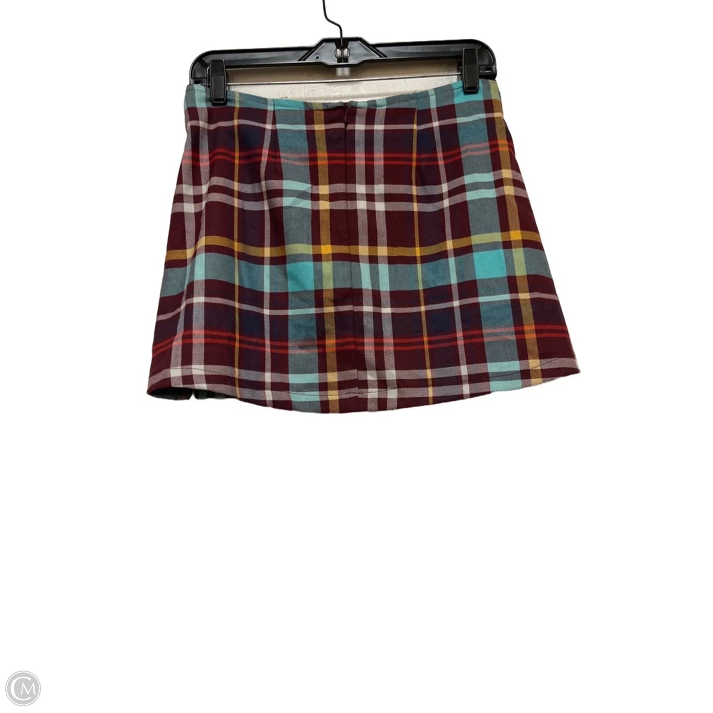 Skirt Mini & Short By Urban Outfitters In Plaid Pattern, Size: S