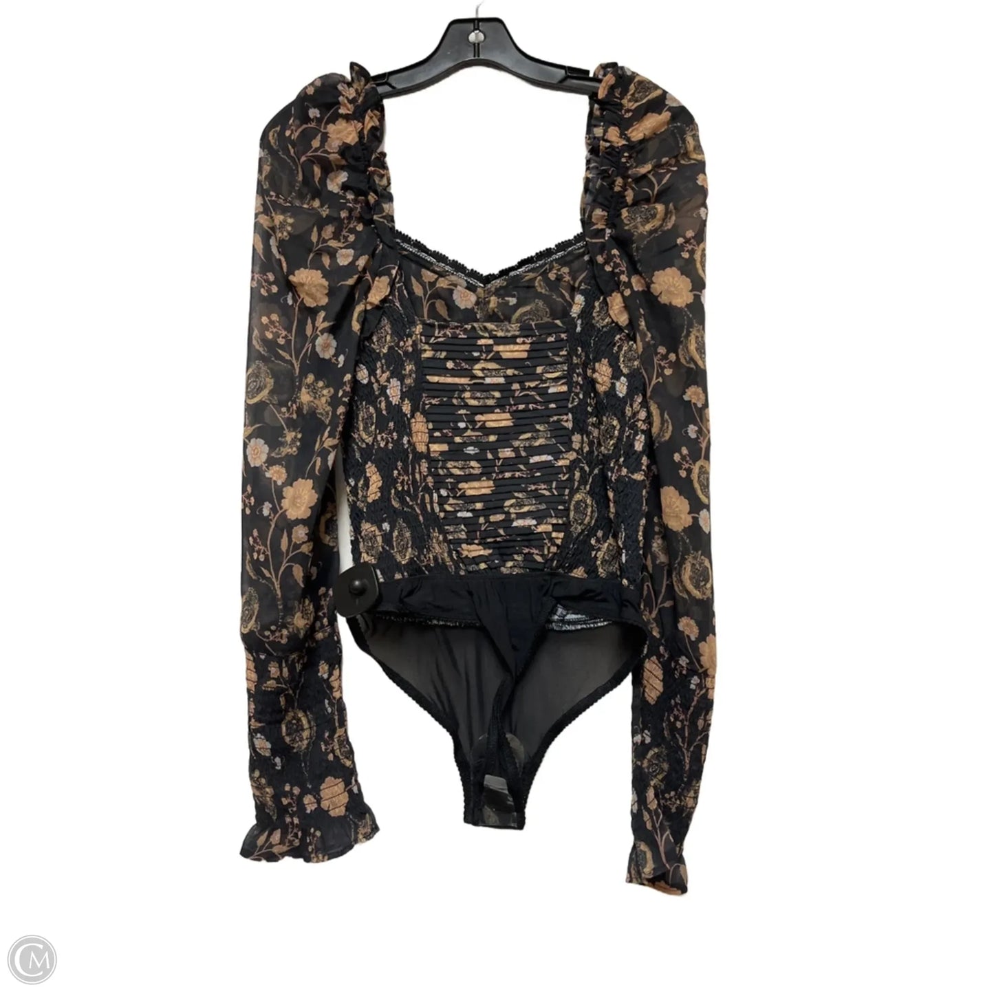 Bodysuit By Free People In Floral Print, Size: Xs