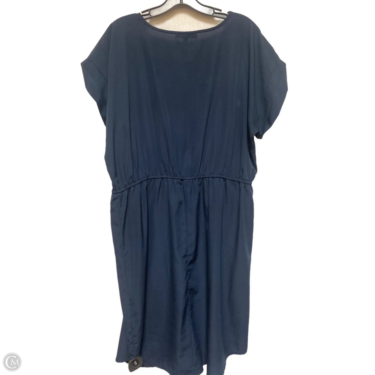 Dress Casual Short By Clothes Mentor In Navy, Size: 1x