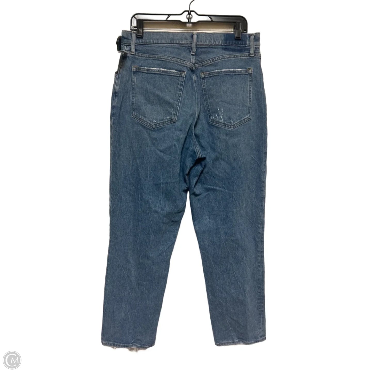 Jeans Straight By Abercrombie And Fitch In Blue Denim, Size: 14