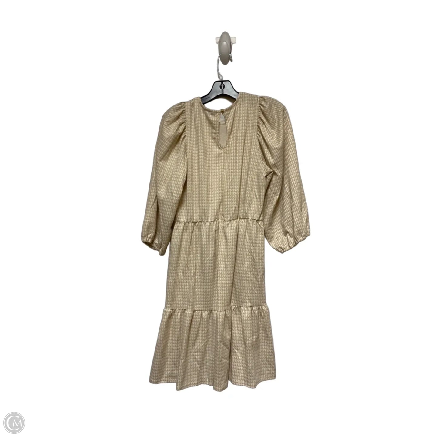 Dress Casual Short By Draper James Rsvp In Gold & Tan, Size: 2x