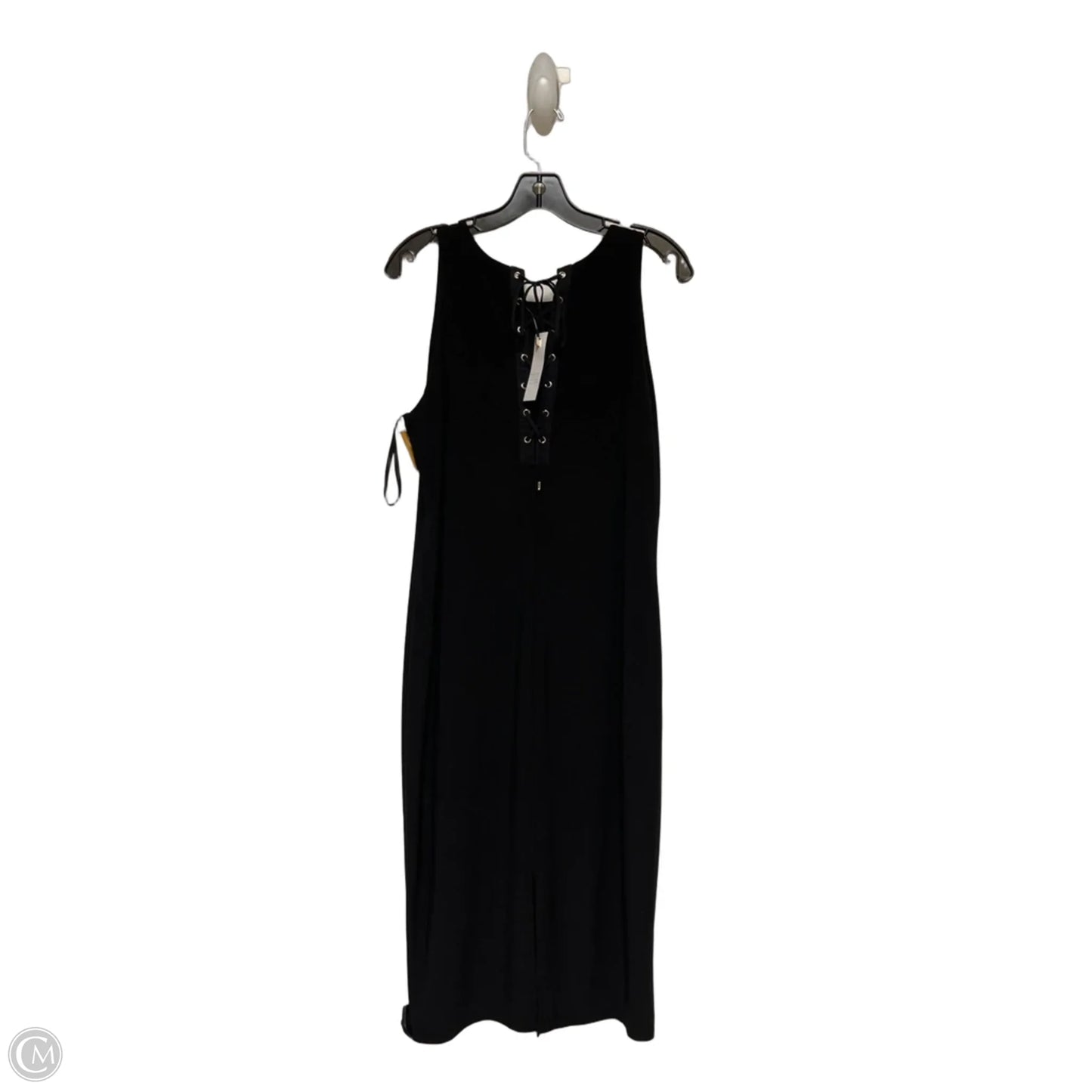 Dress Casual Midi By White House Black Market In Black, Size: L