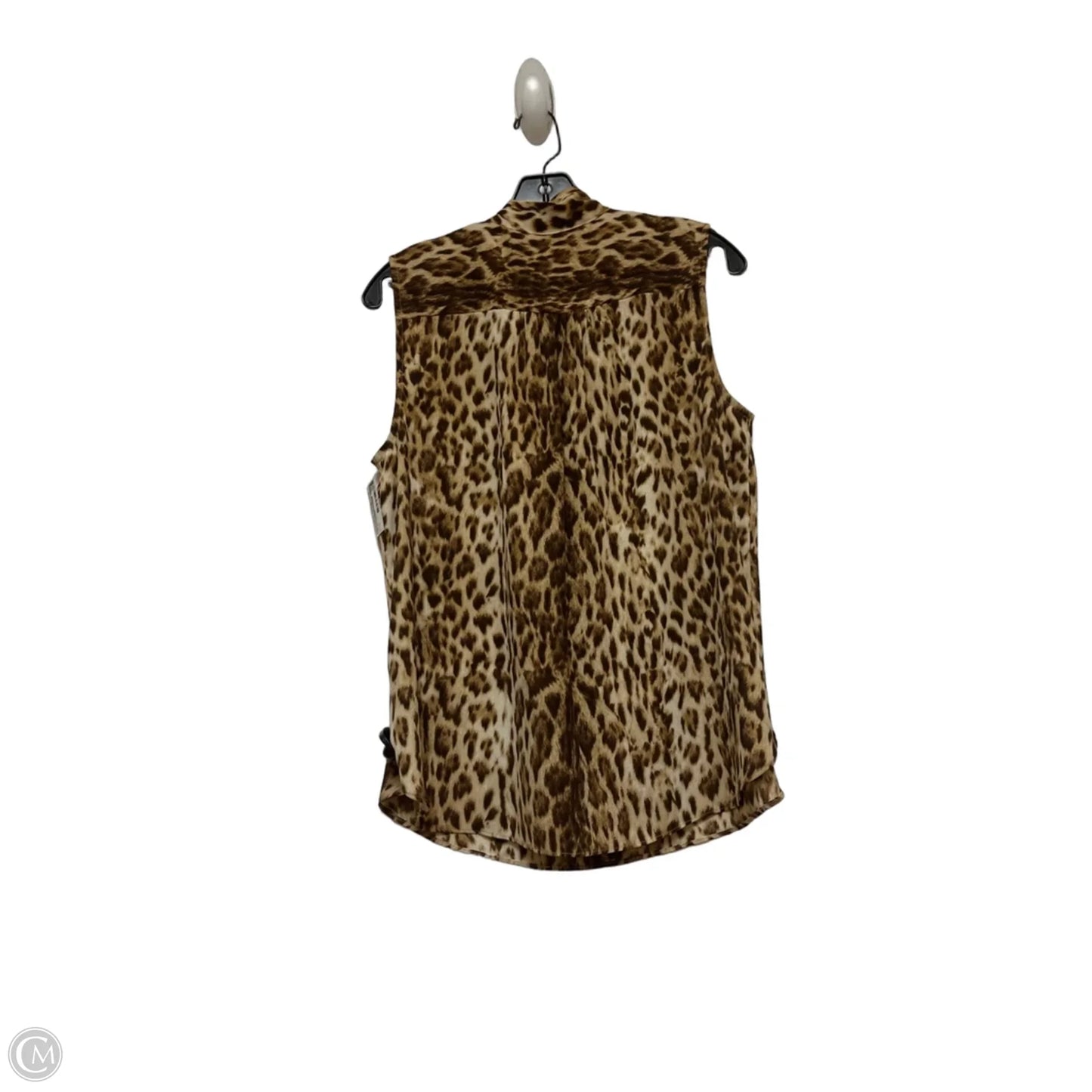 Top Sleeveless By J. Crew In Leopard Print, Size: M