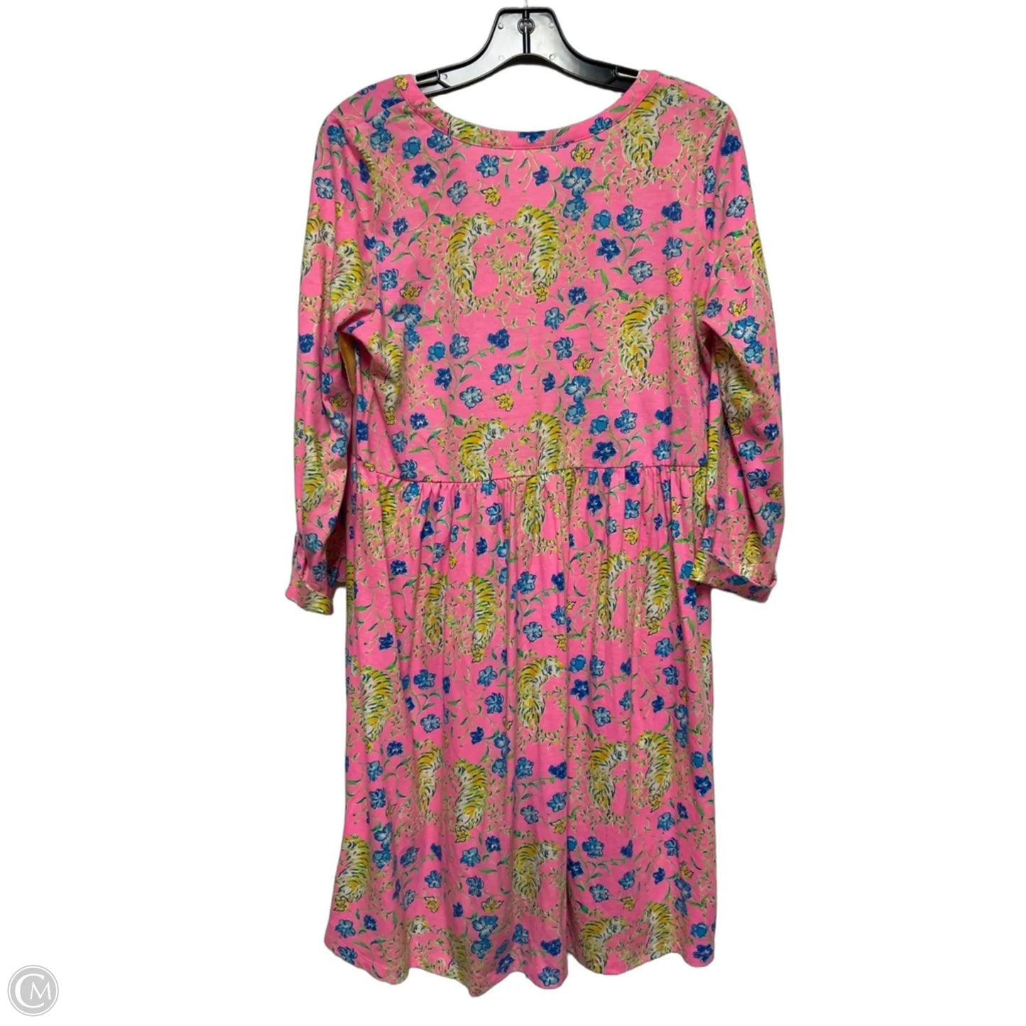 Dress Designer By Lilly Pulitzer In Pink & Yellow, Size: M