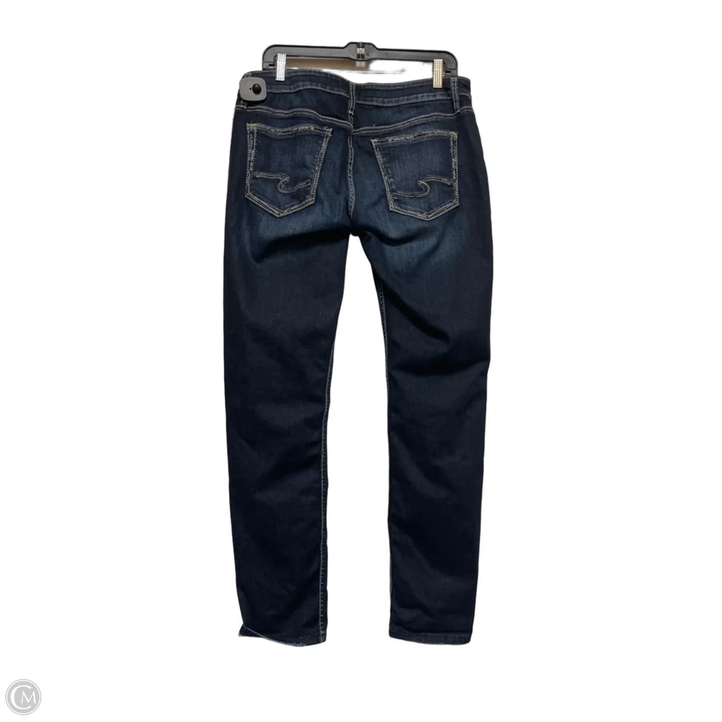 Jeans Straight By Silver In Blue Denim, Size: 8