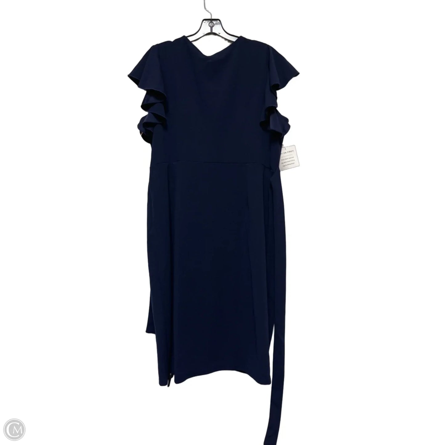 Dress Casual Midi By Clothes Mentor In Navy, Size: 2x