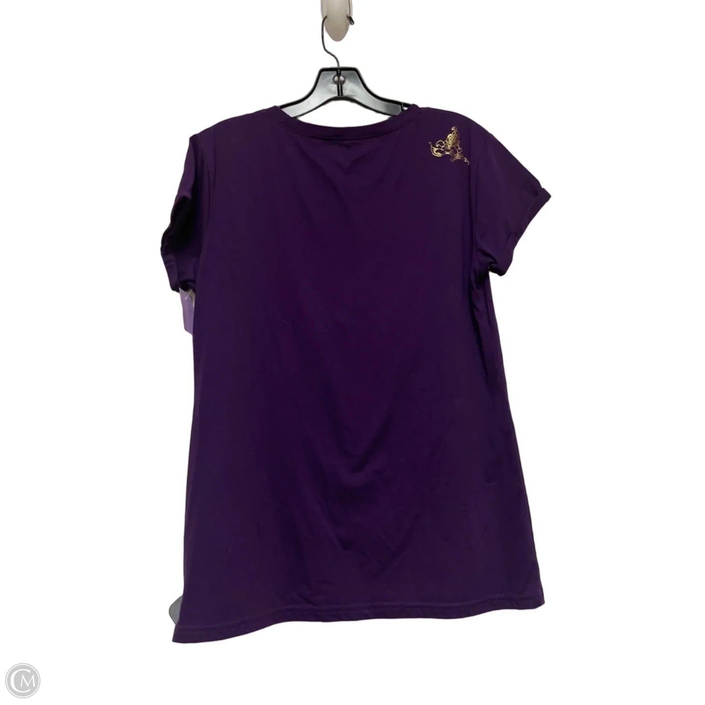 Top Short Sleeve Basic By Disney Store In Purple, Size: M