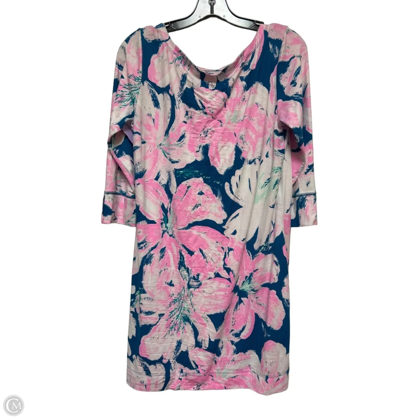 Dress Designer By Lilly Pulitzer In Green & Pink, Size: L