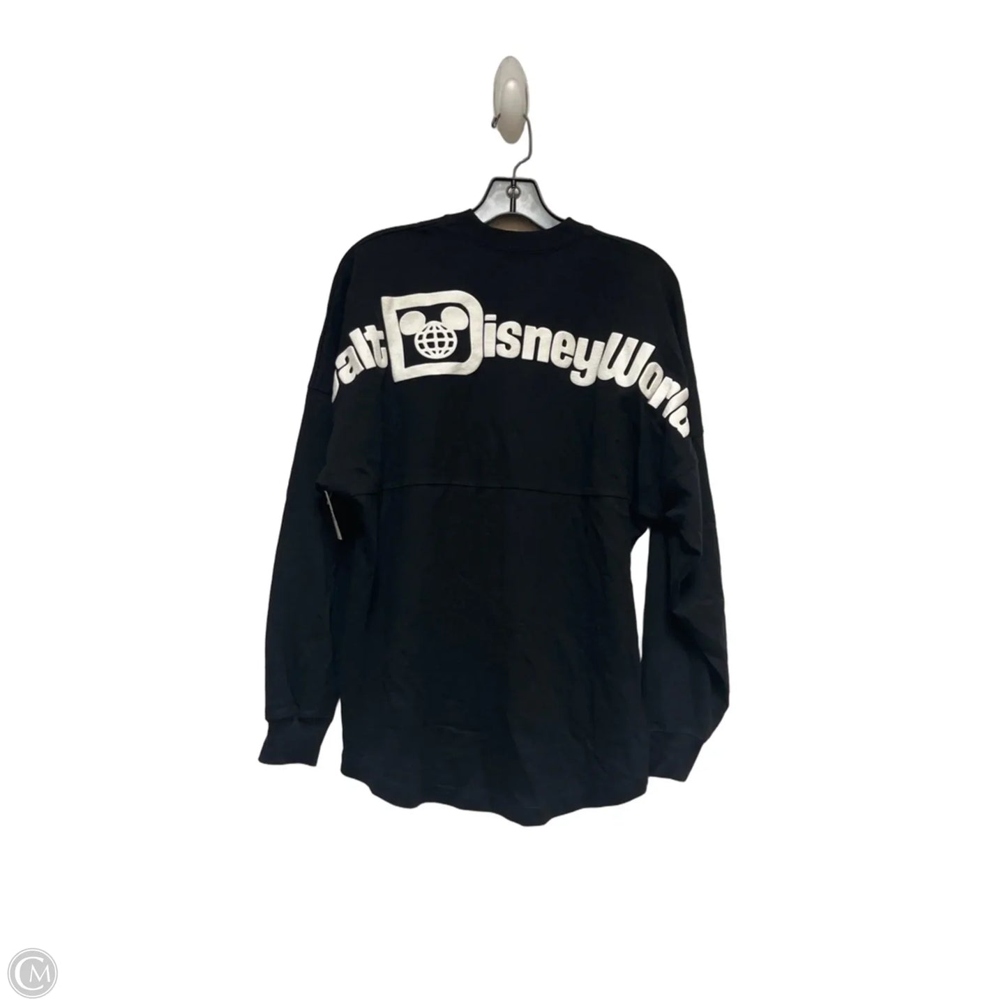 Top Long Sleeve By Disney Store In Black & White, Size: Xs