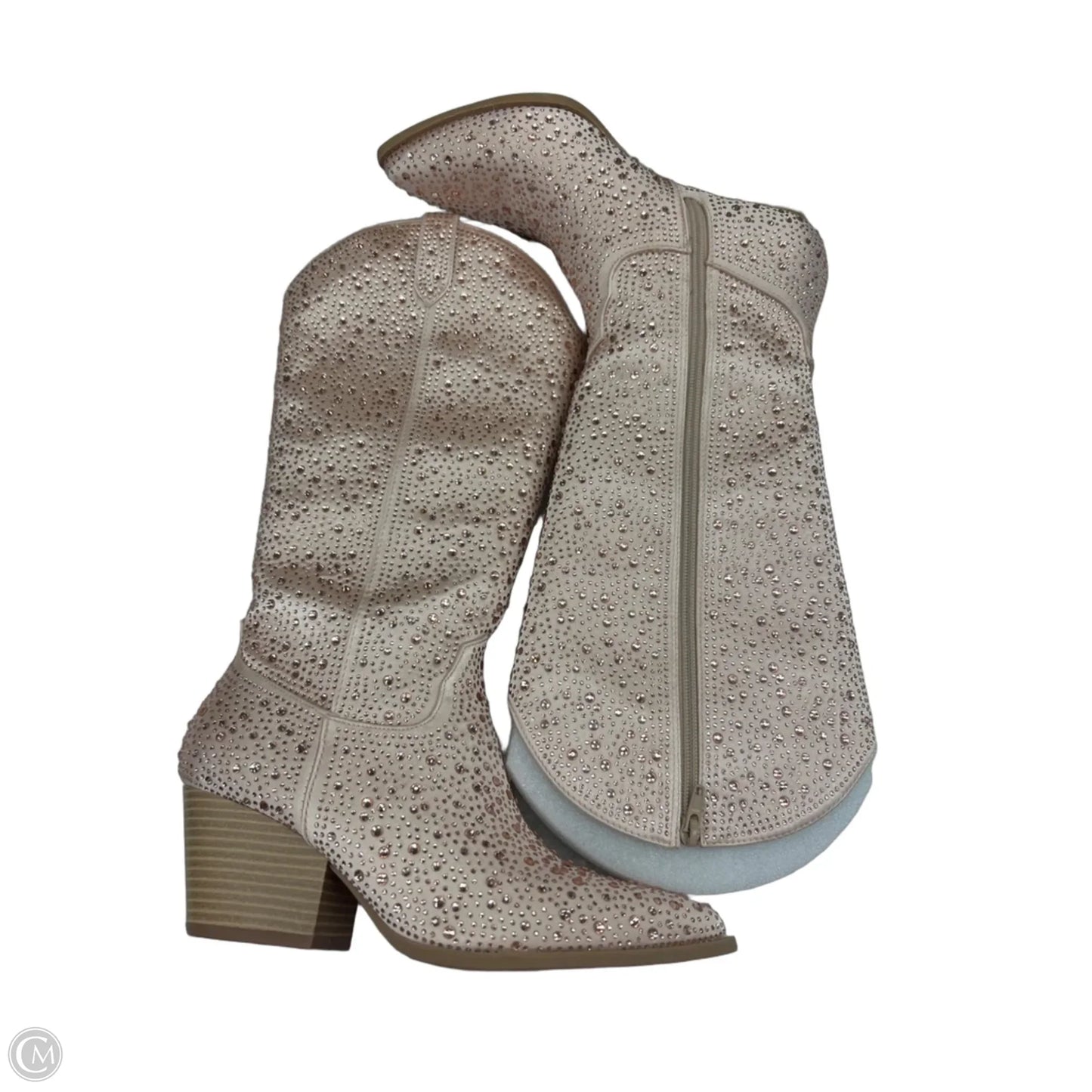 Boots Western By Pink Lily In Pink, Size: 7